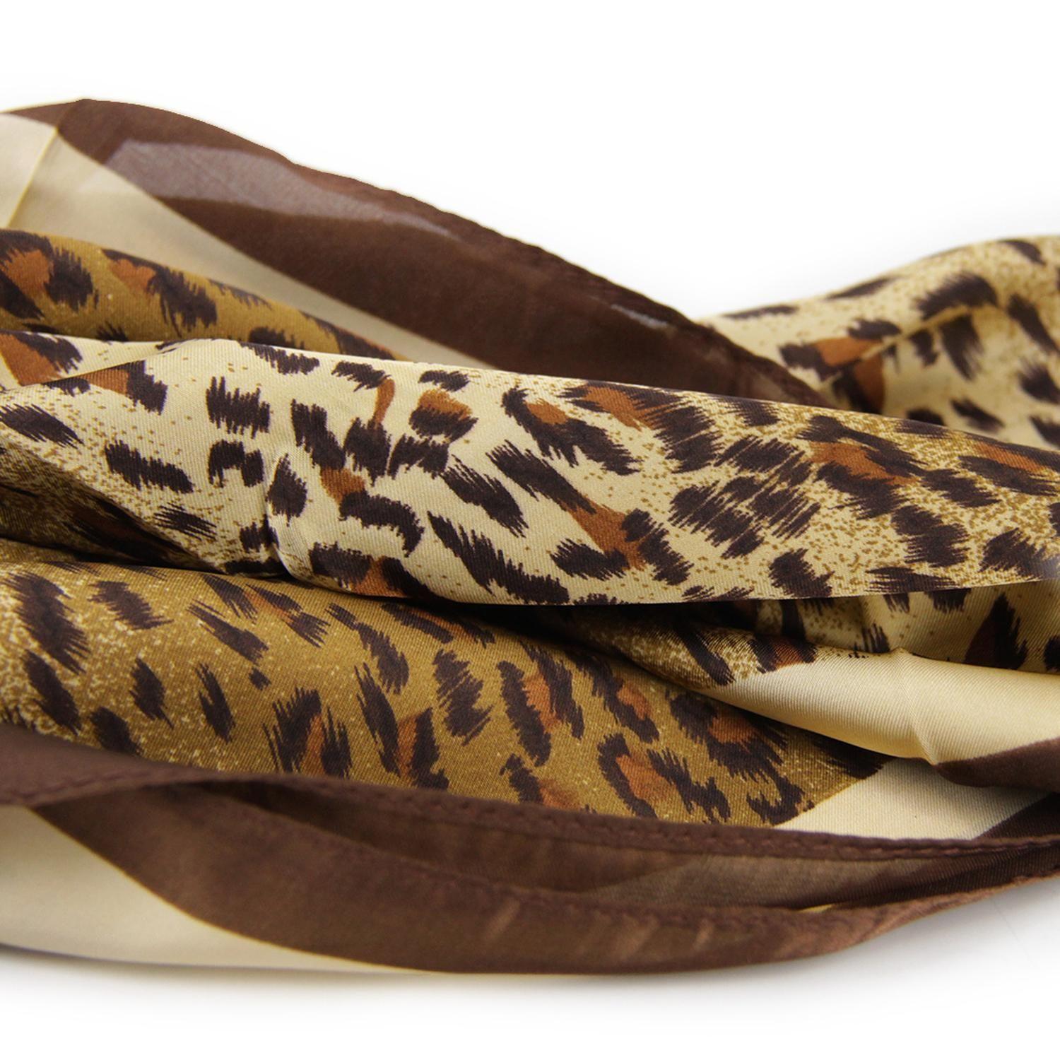 Pañuelo mediano print leopardo-2