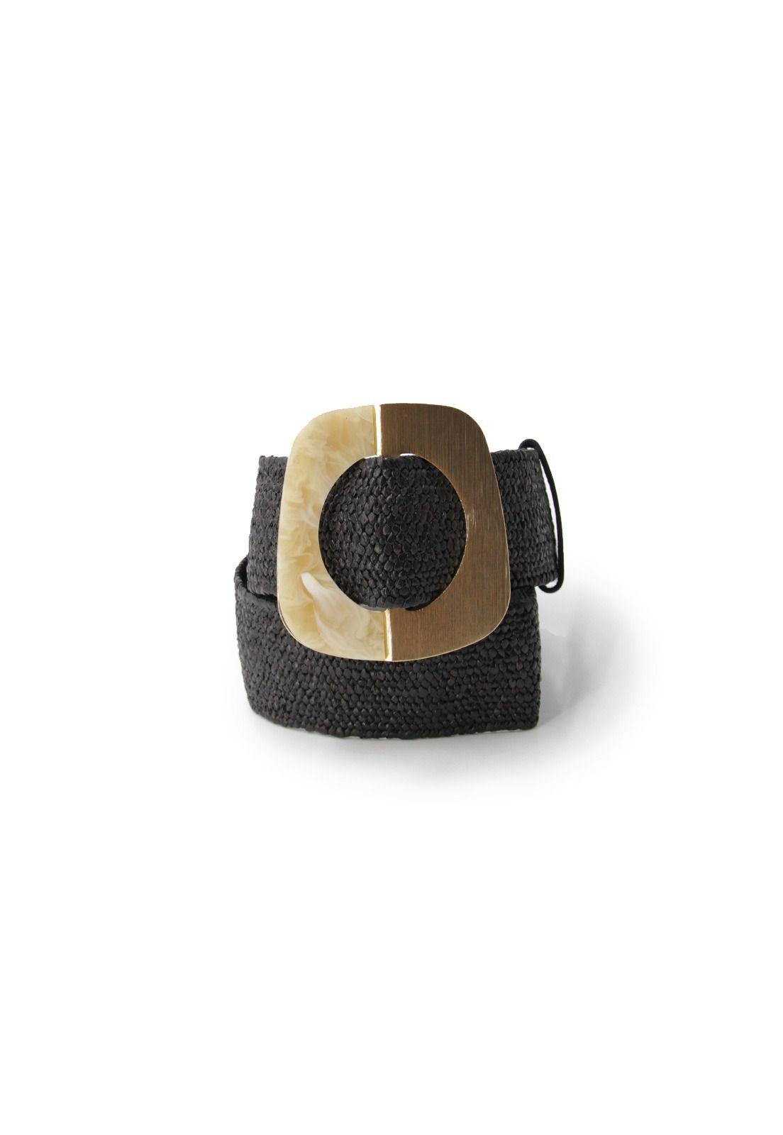 Cinturon elasticado hebilla rectangular aluminio-7