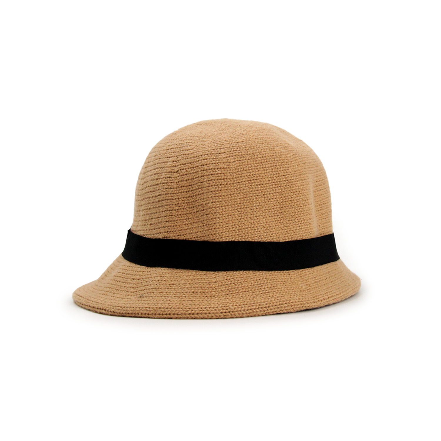 Sombrero de lana con cinta-0