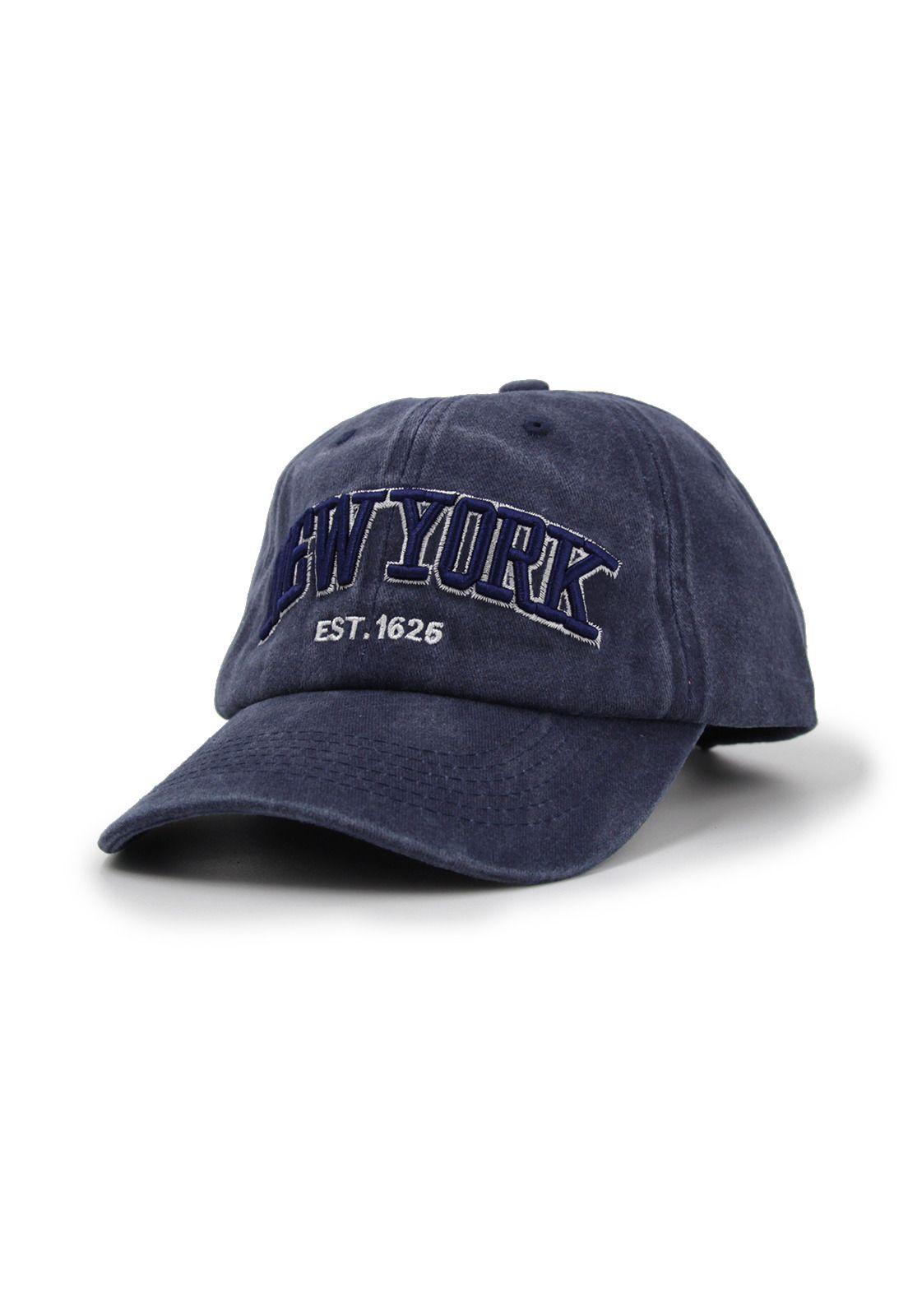 Gorra Bassik prelavado «New York» accesoría-0