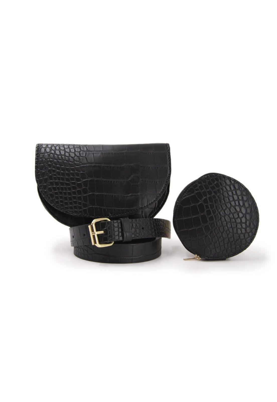 Riñonera doble bolso cocodrilo-2