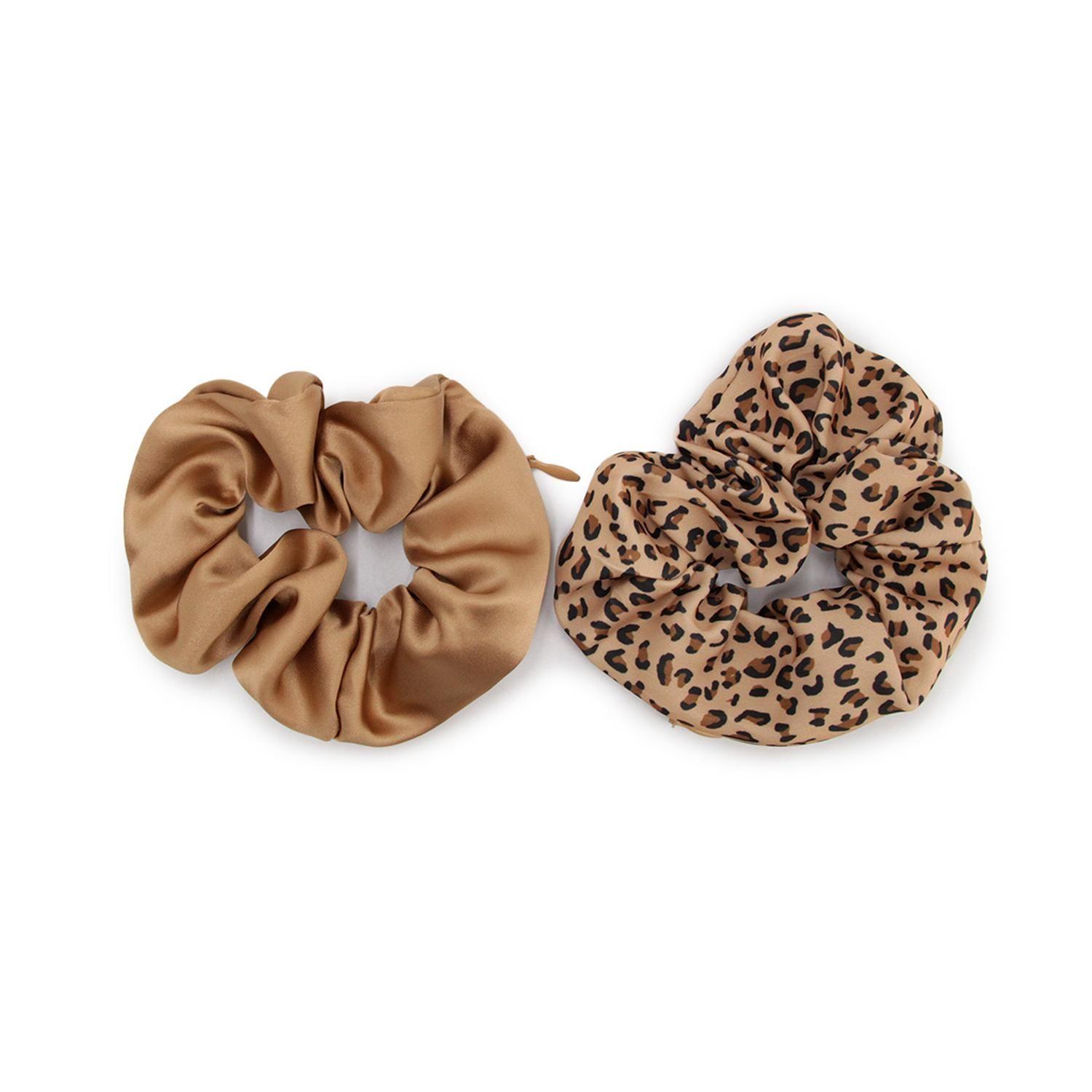 Set de colet scrunchies monedero 10 cm-0