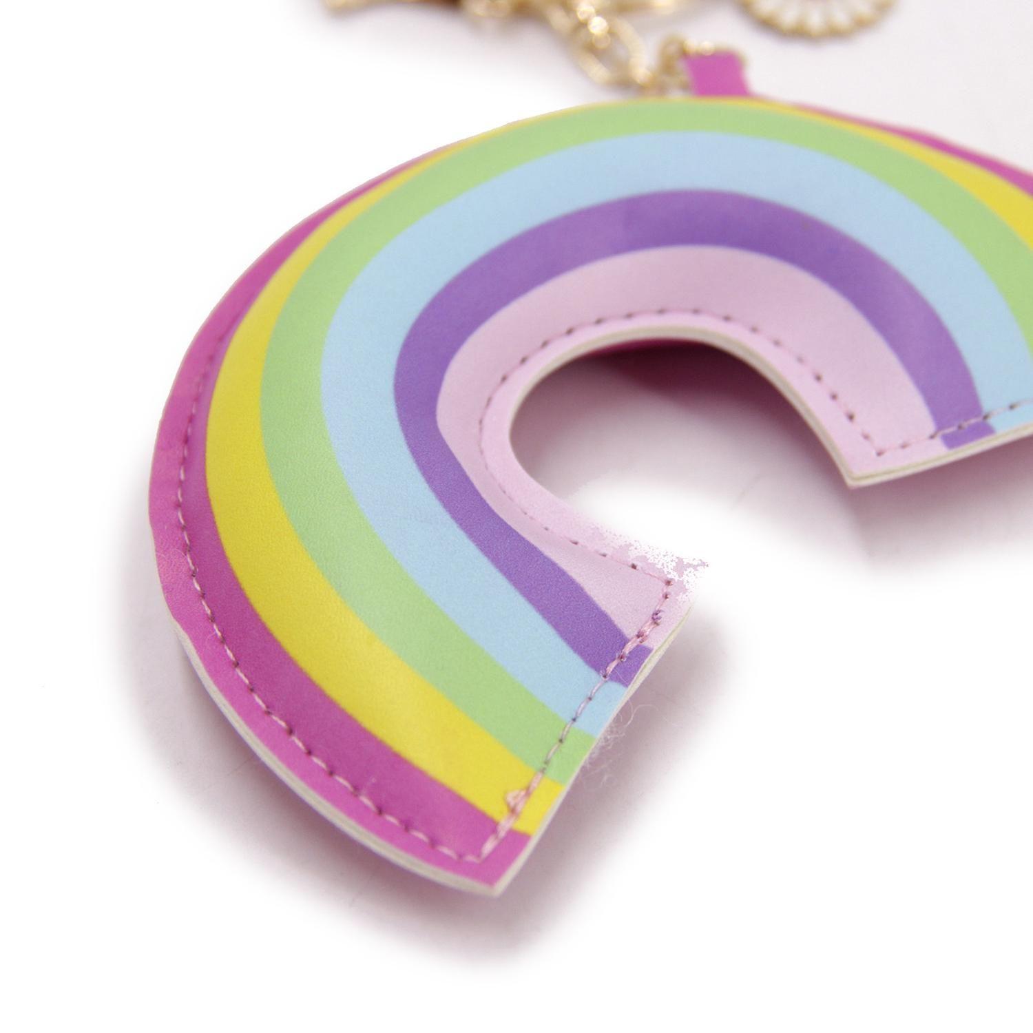 Accesorio Llavero charm para bolso-cartera arcoiris-2