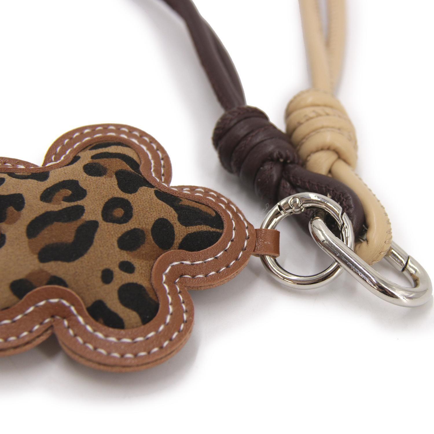 Accesorio Llavero charm para bolso-cartera flor animal print-4