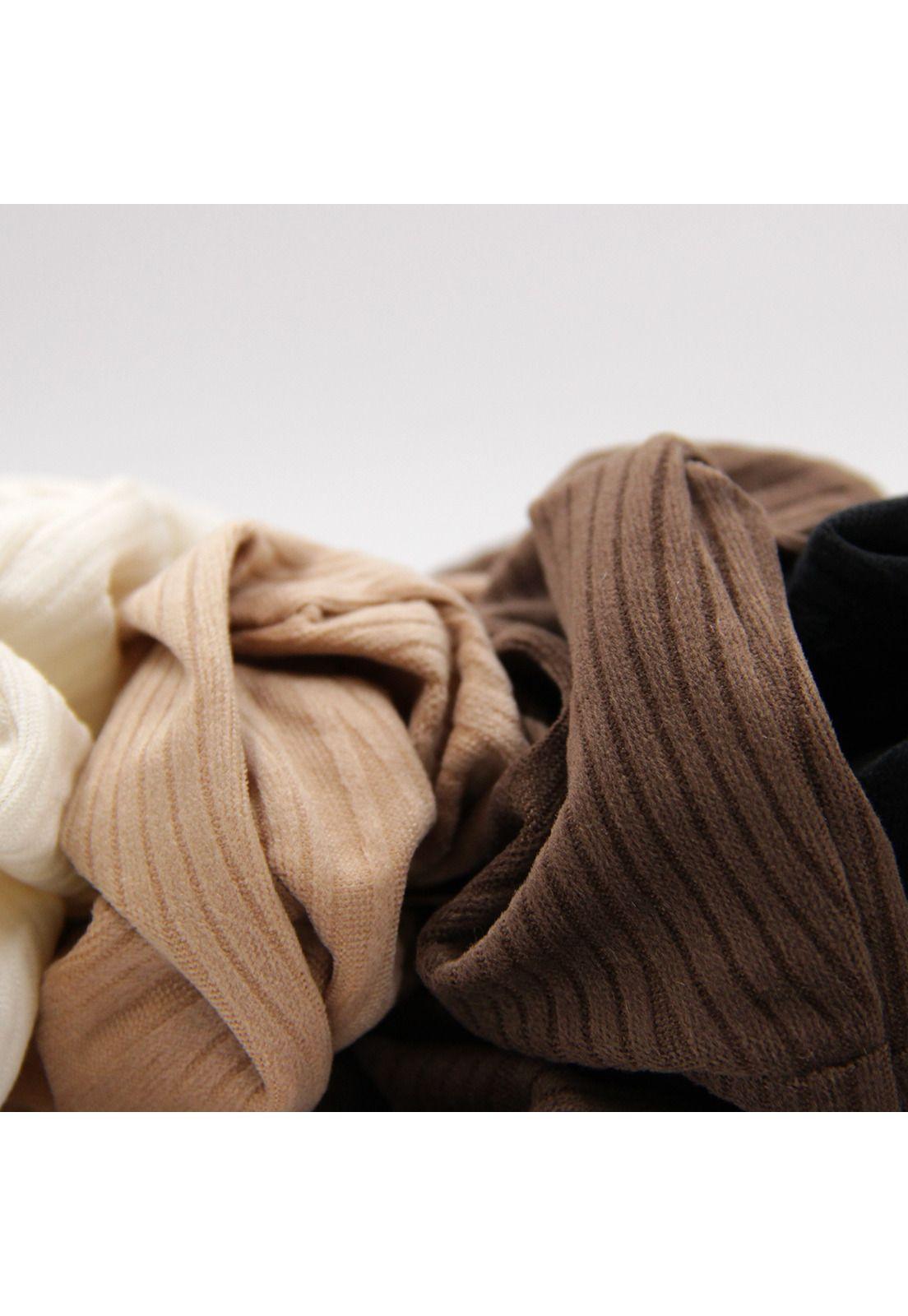 Set de scrunchies textura -3