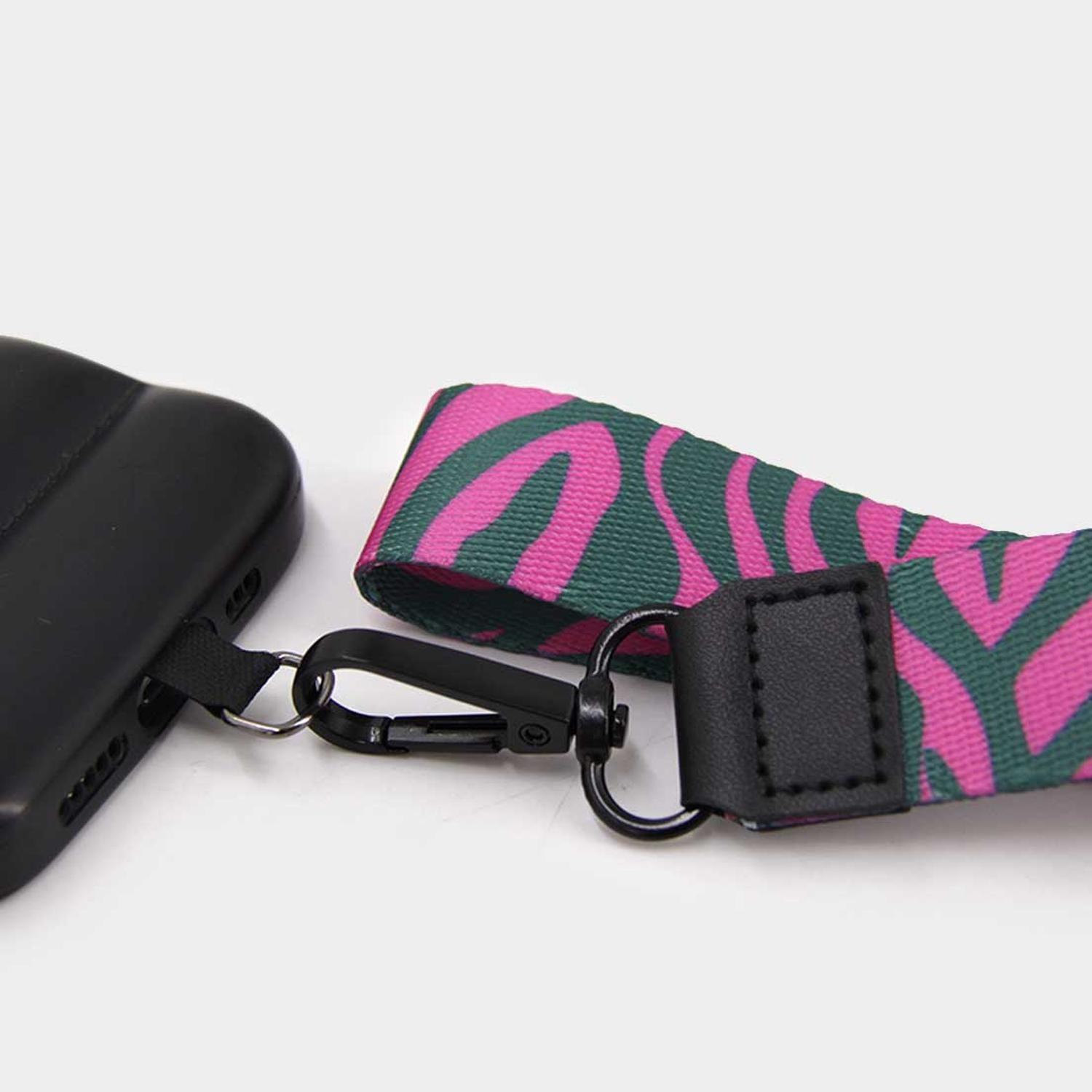 Strap lanyard para celular- llaves - credenciales print de cebra-3