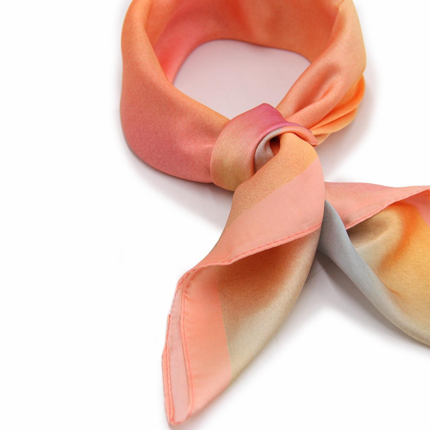 Pañuelo Tipo Seda 70x70 Cm Estampado Diseño Tie day-3