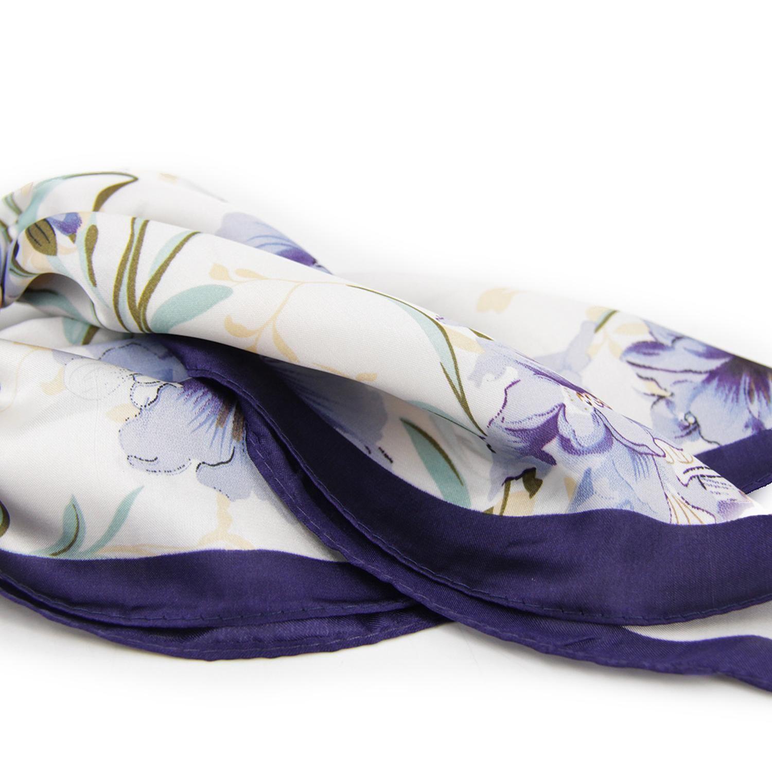 Pañuelo de satín floral 327-2