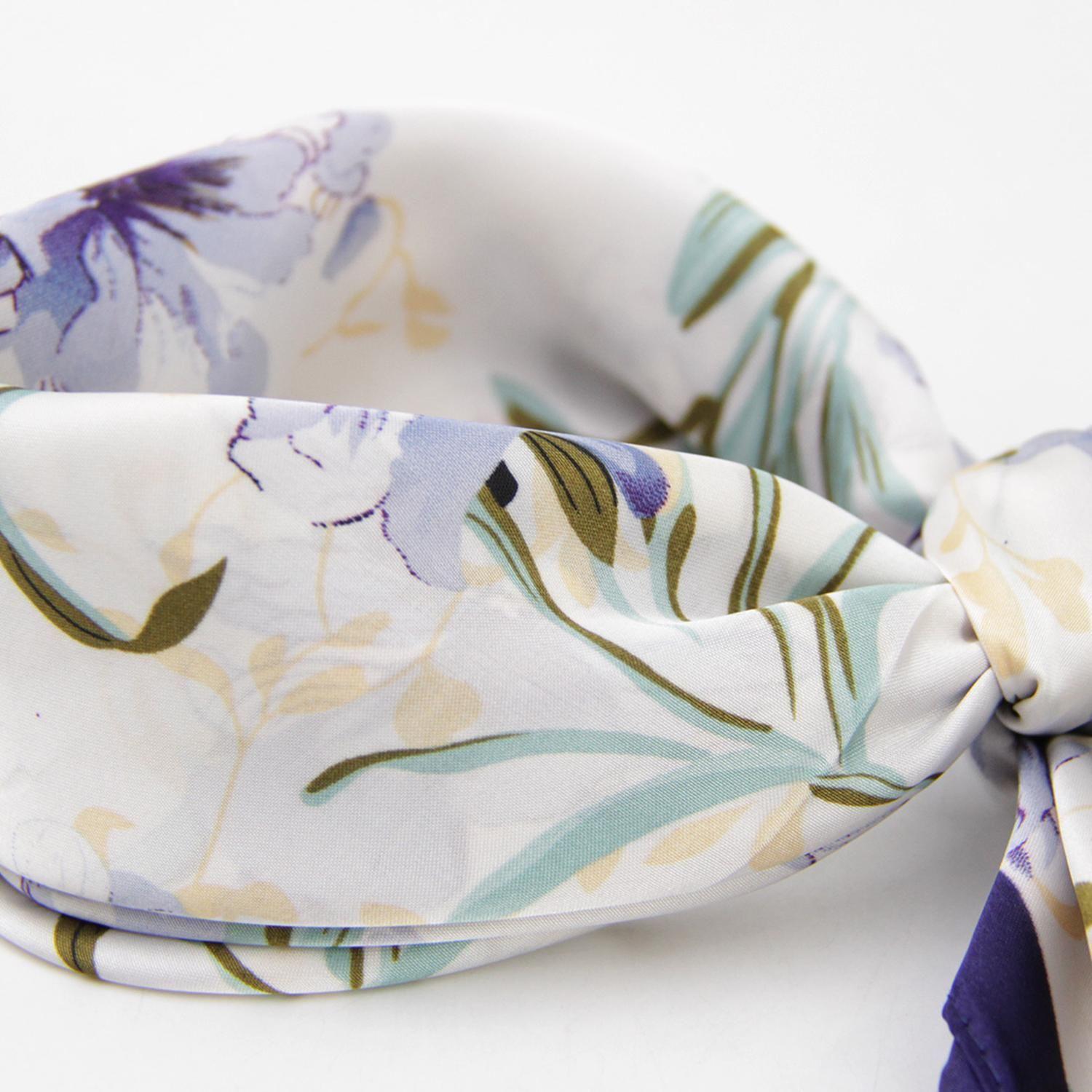 Pañuelo de satín floral 327-3