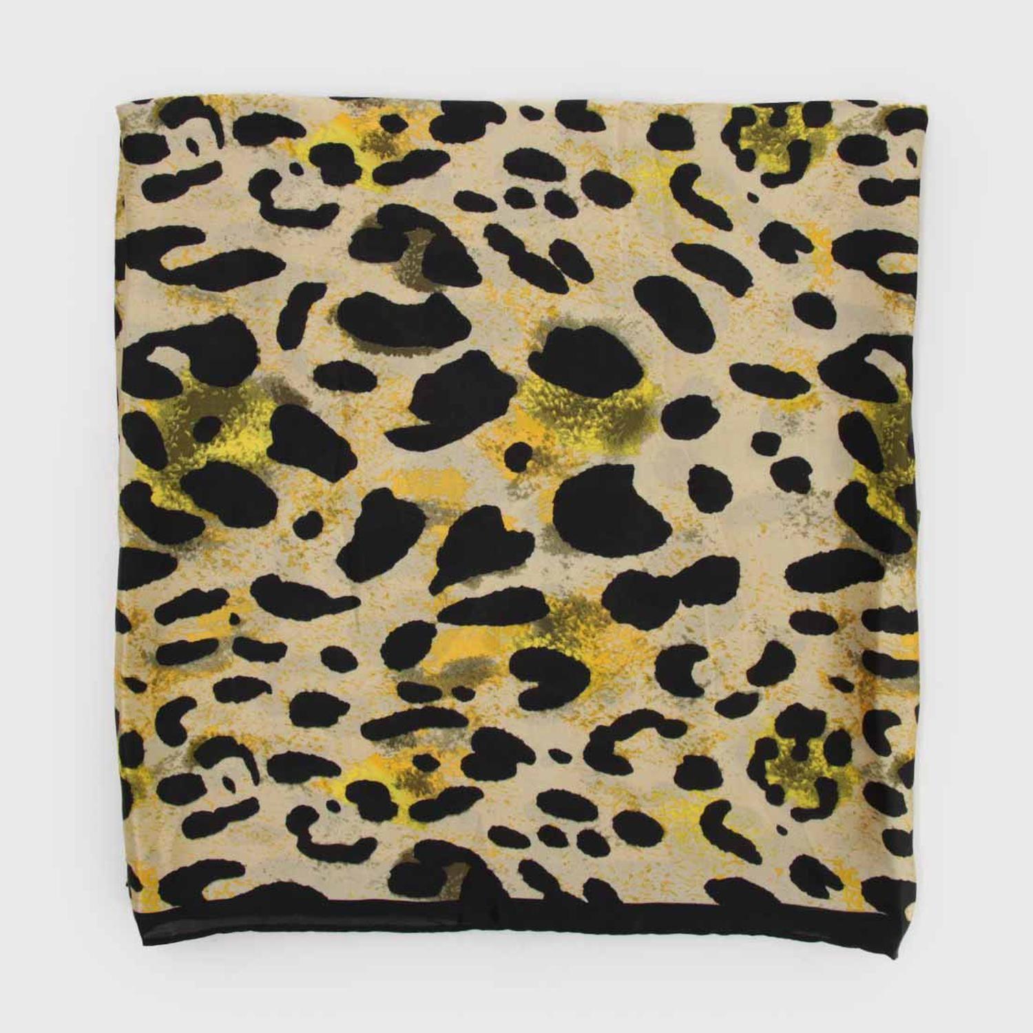 Pañuelo Largo Tipo Seda De 90x180cm Estampado Animal Print-1