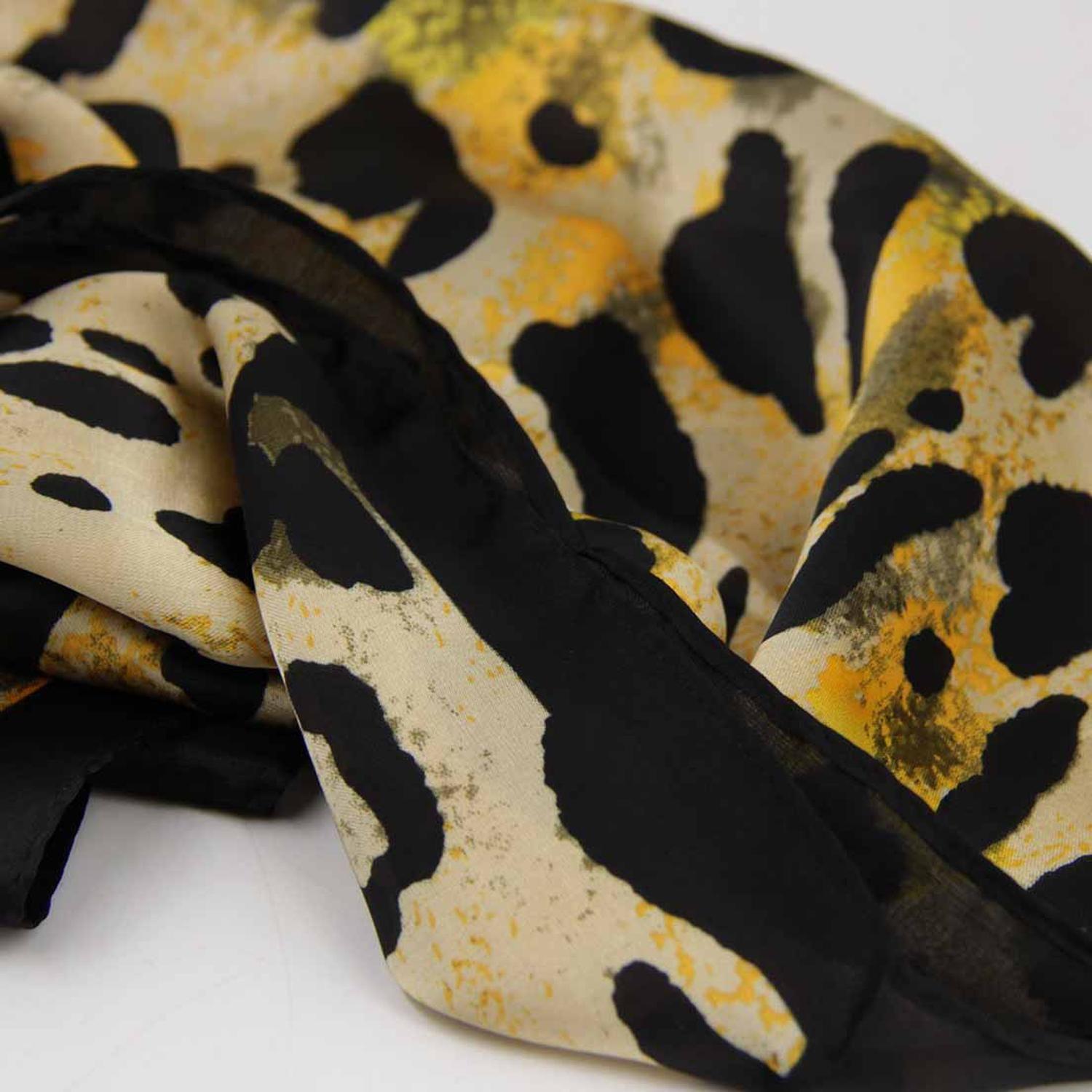 Pañuelo Largo Tipo Seda De 90x180cm Estampado Animal Print-2