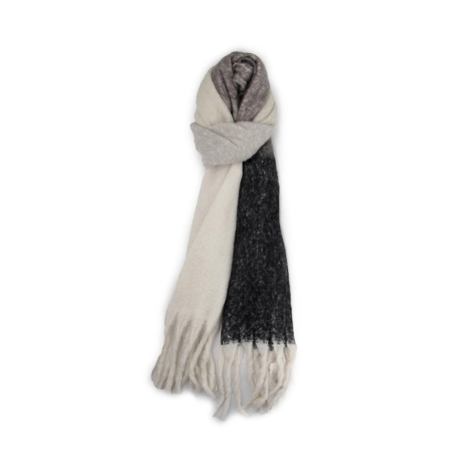 Bufanda Maxi Alpaca Color block-2