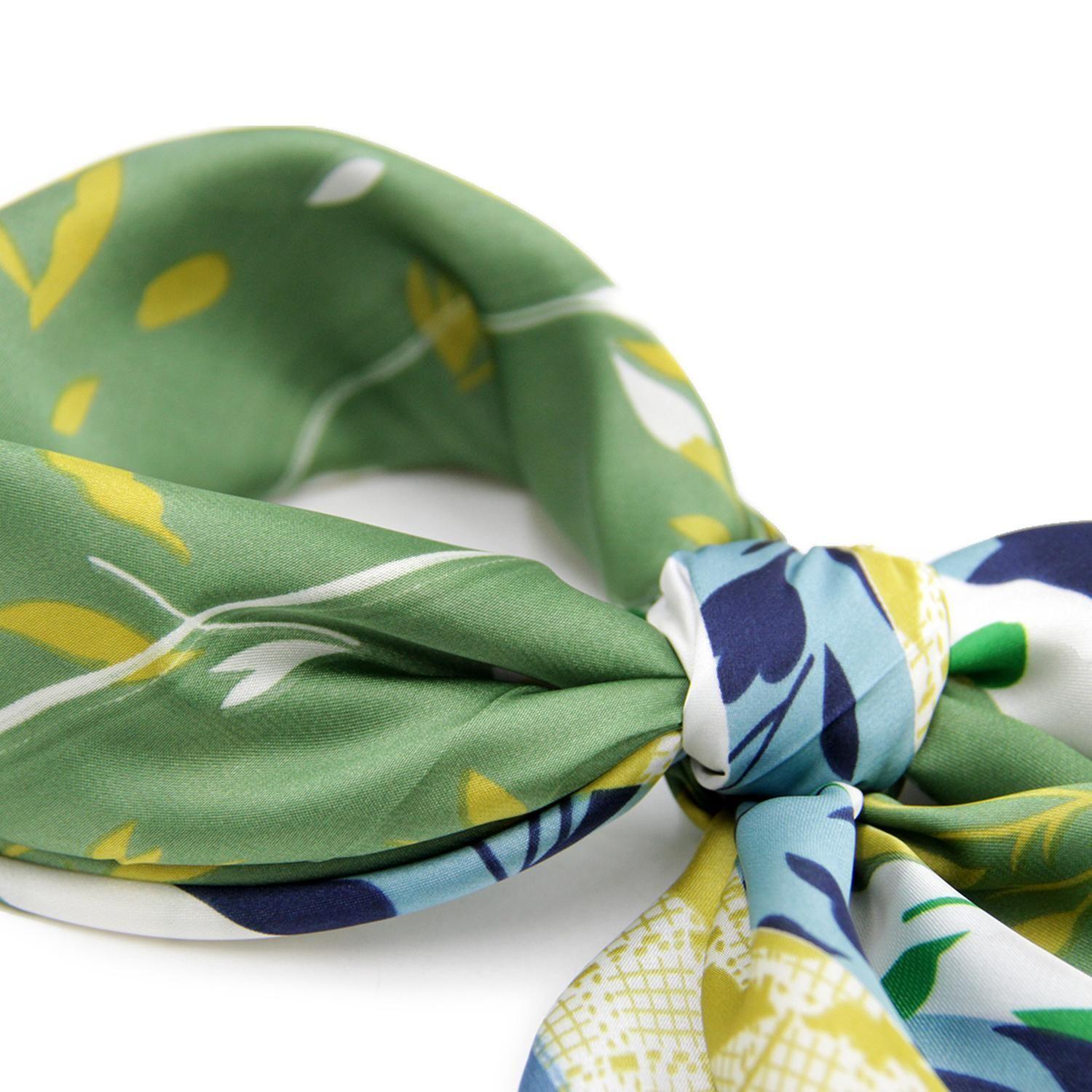 Pañuelo de satin floreado 301-2