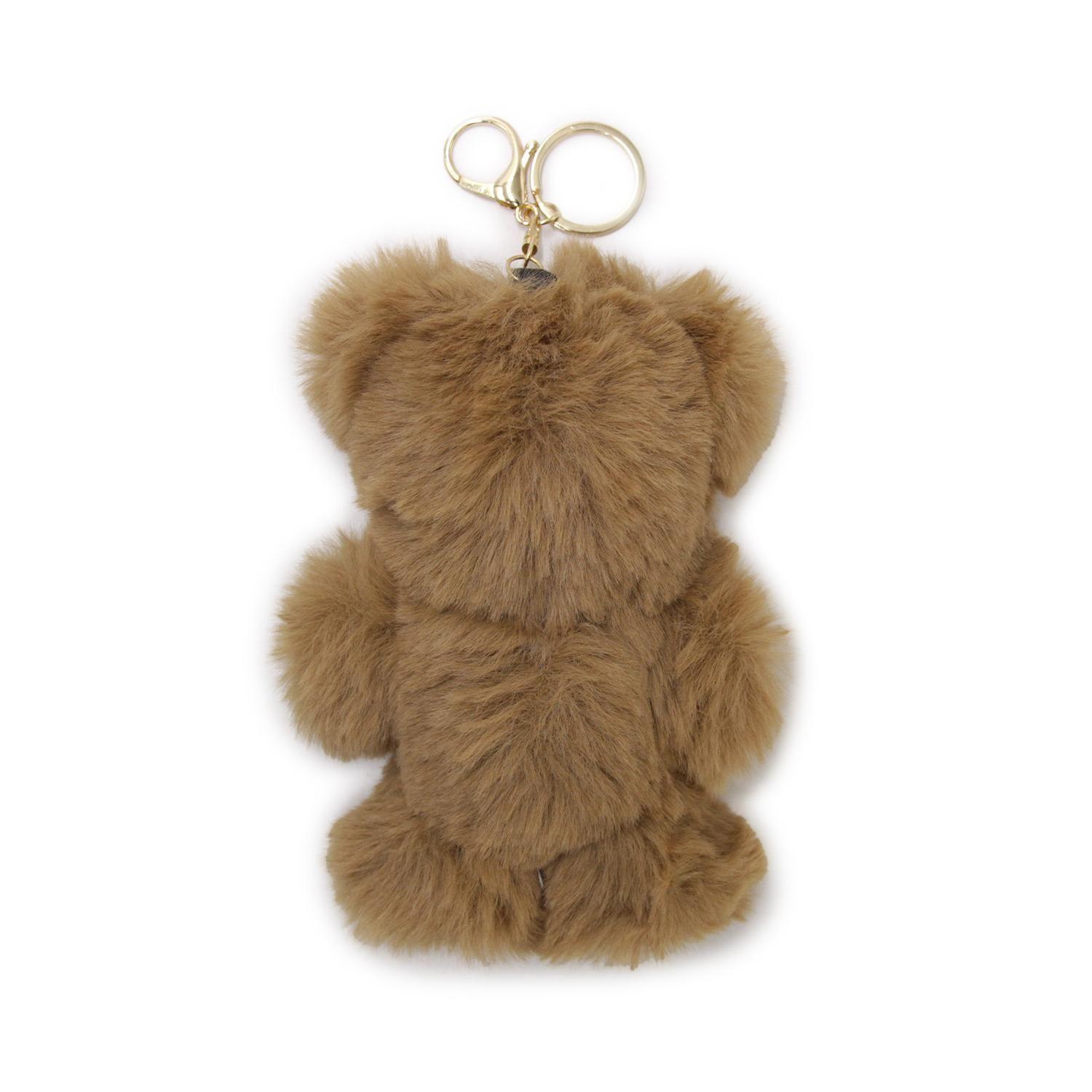Llavero Charm Colgante Oso De Peluche Cute Par Bolso Mochila-1