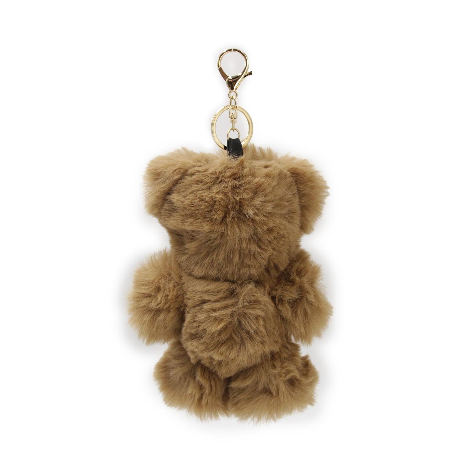 Llavero Charm Colgante Oso De Peluche Cute Par Bolso Mochila-3