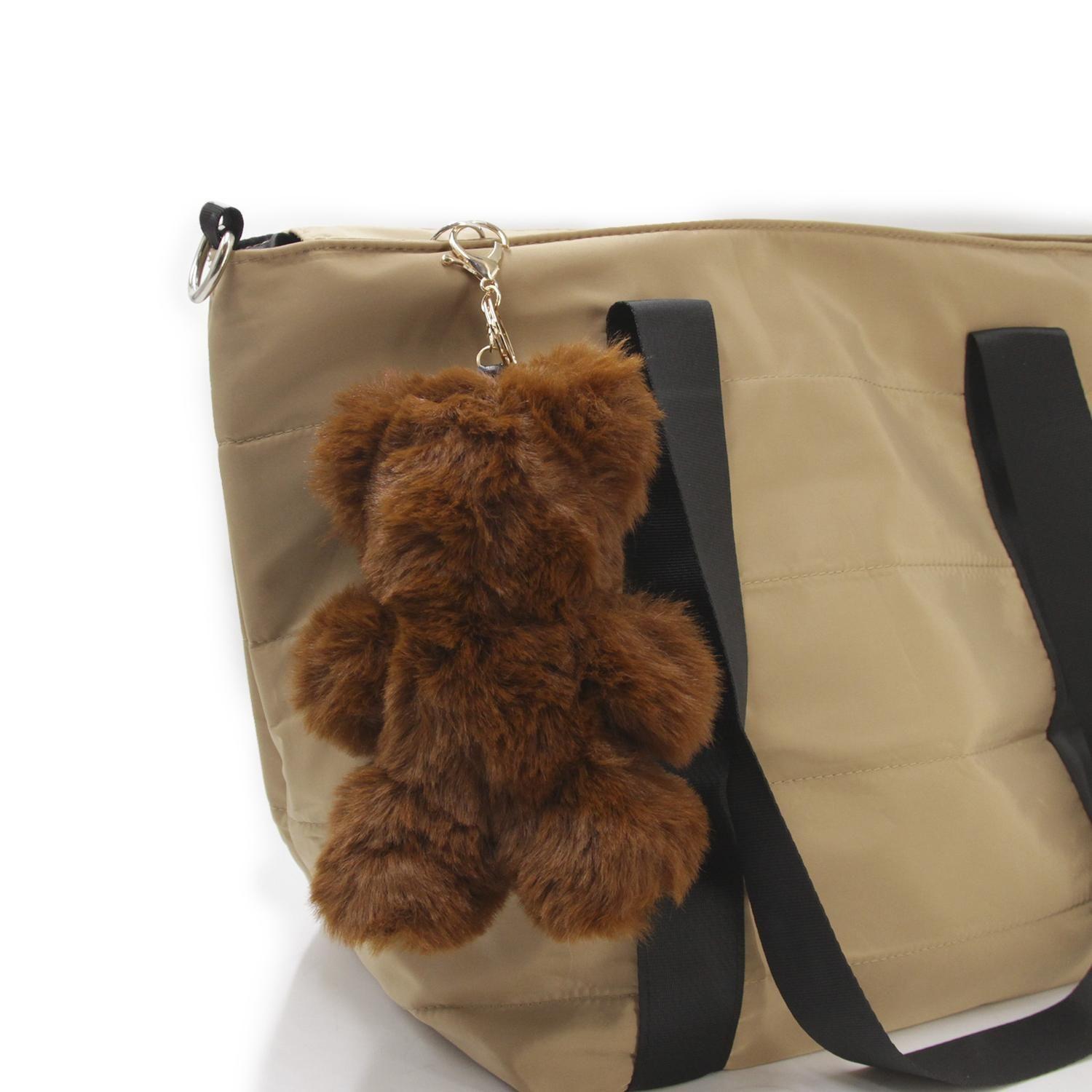 Llavero Charm Colgante Oso De Peluche Cute Par Bolso Mochila-0