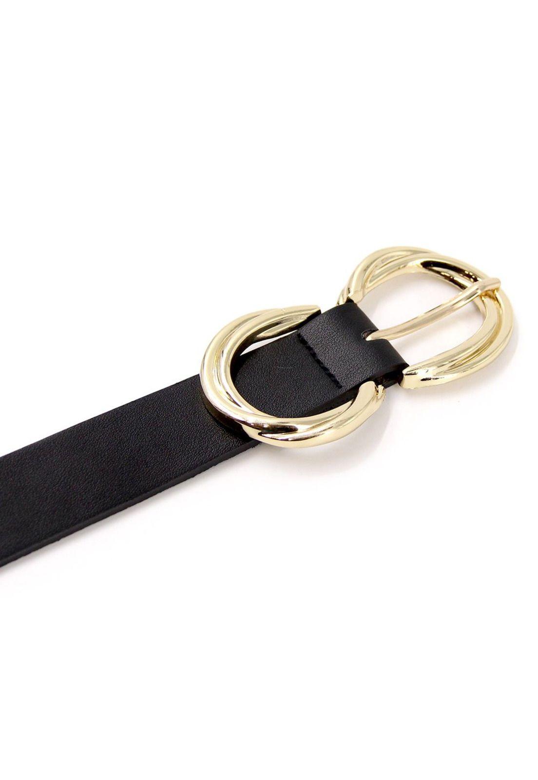 Cinturón mujer hebilla enrrollada doble pasador-4