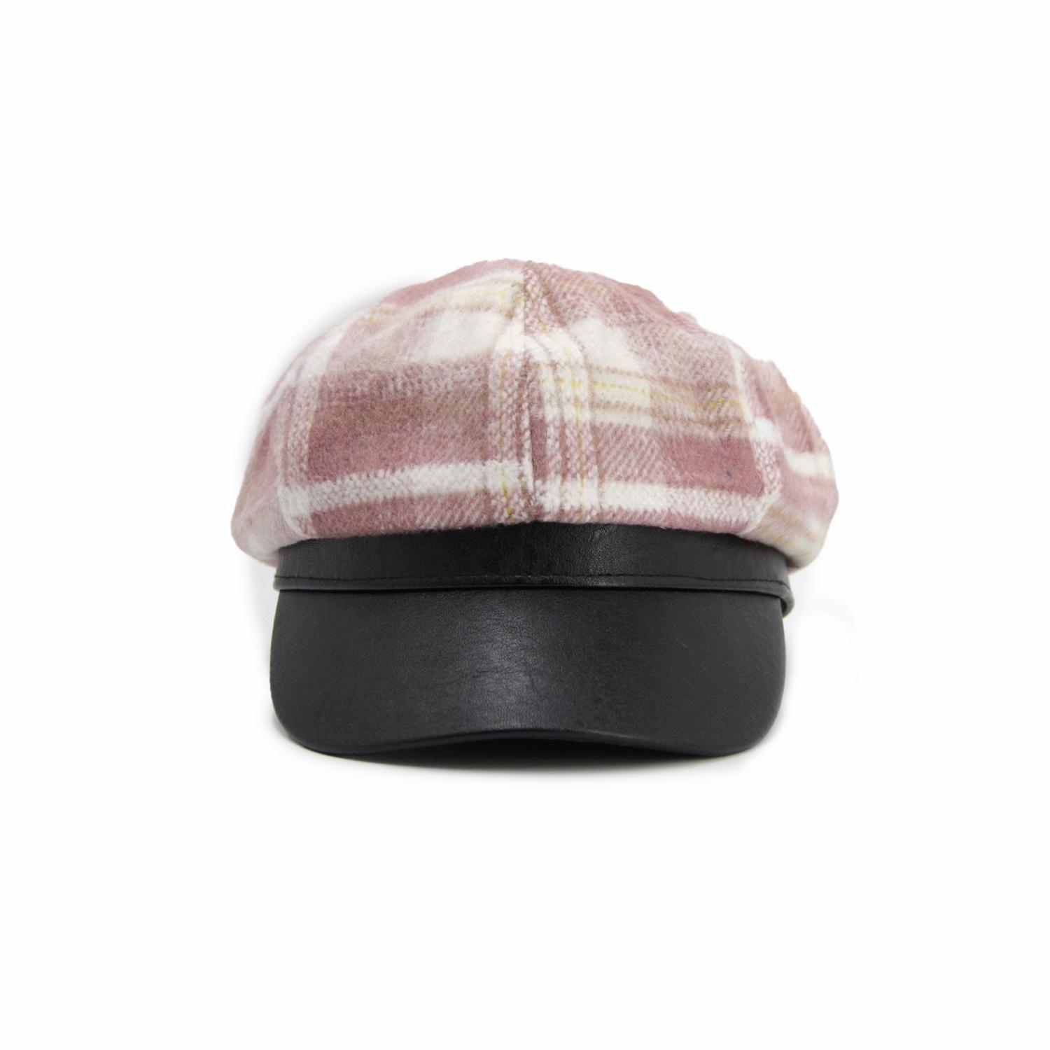 Boina Con Visera 6 Paneles Escocesa Unisex Moda Clásica-0