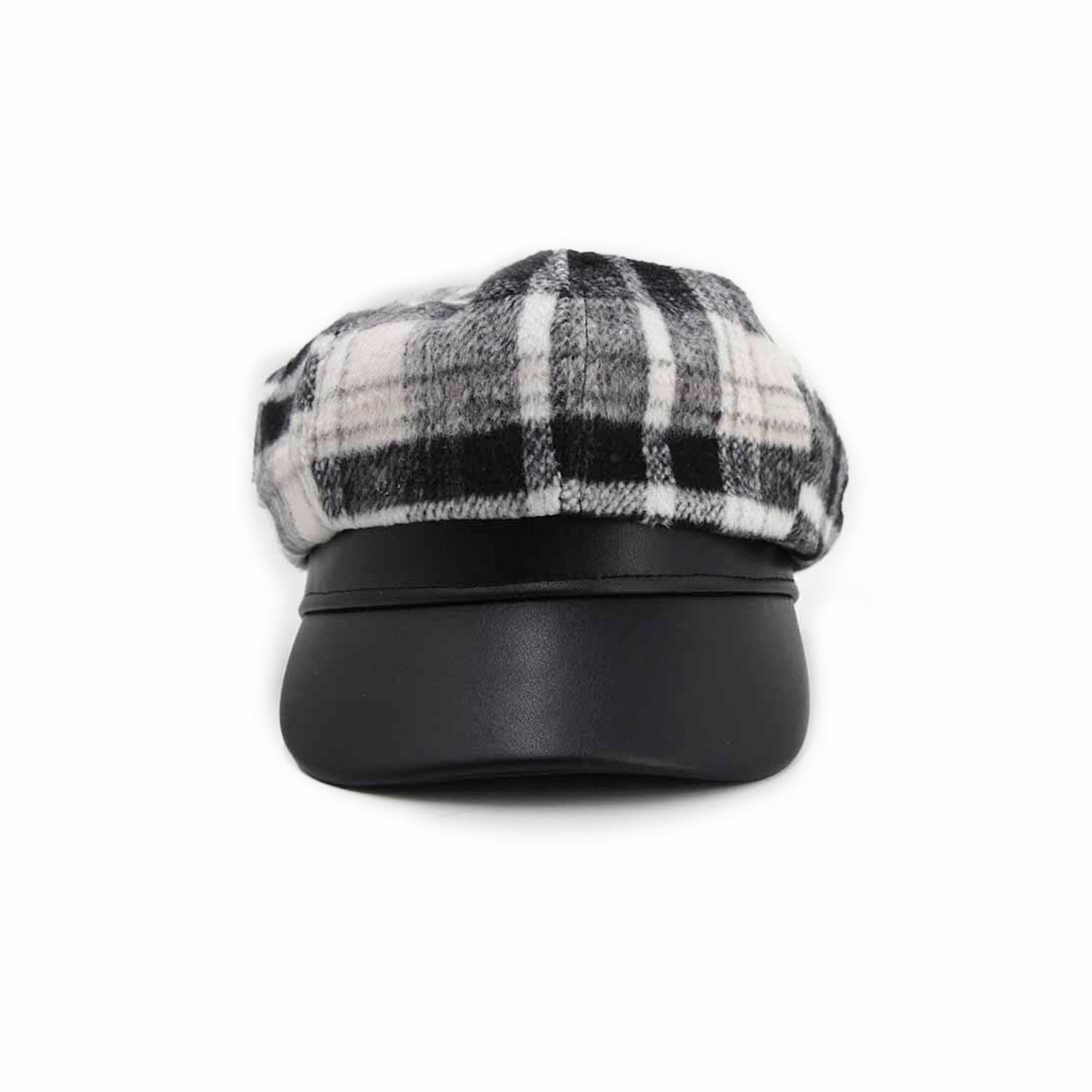 Boina Con Visera 6 Paneles Escocesa Unisex Moda Clásica-0