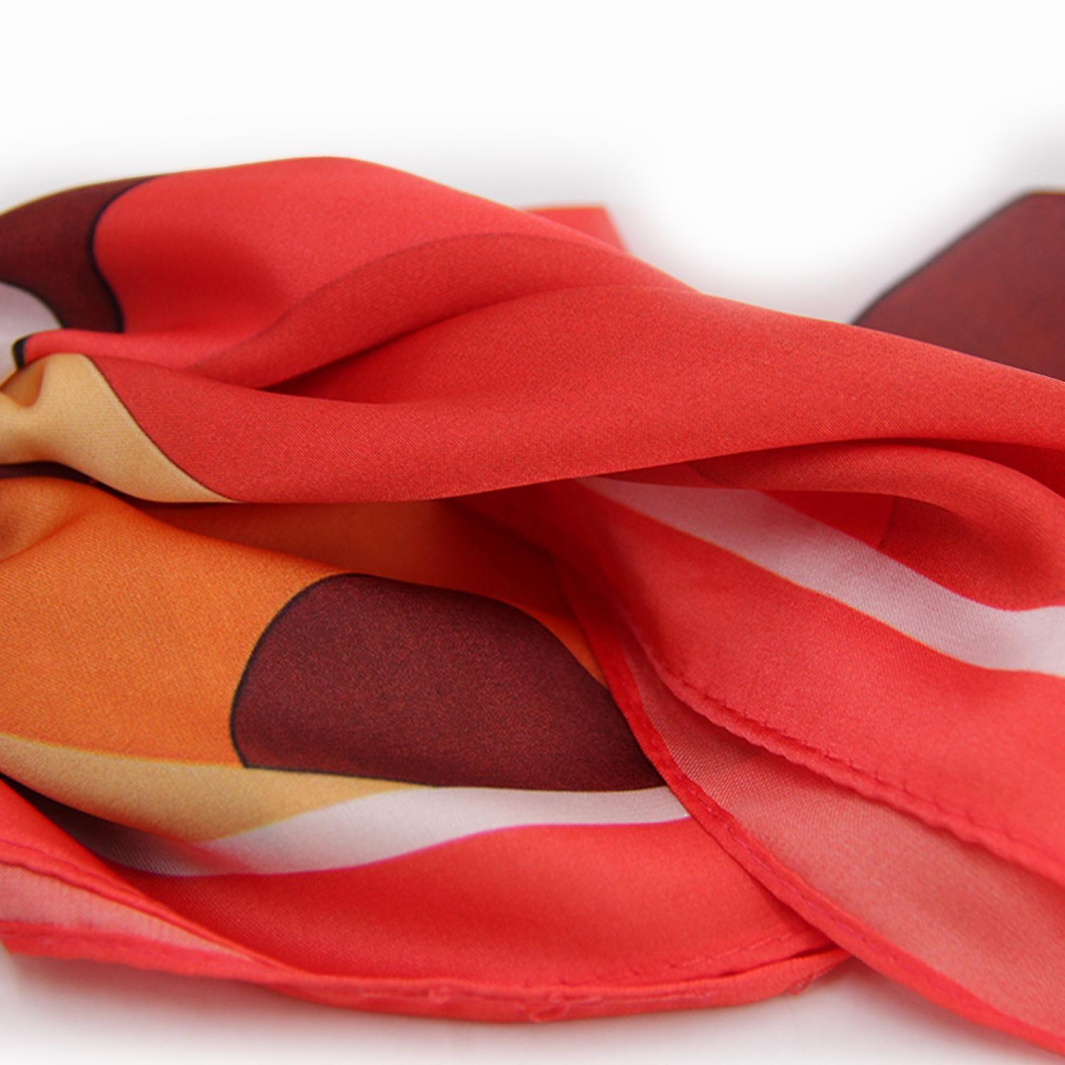 Pañuelo corto de mujer tipo seda 70x70 352-2