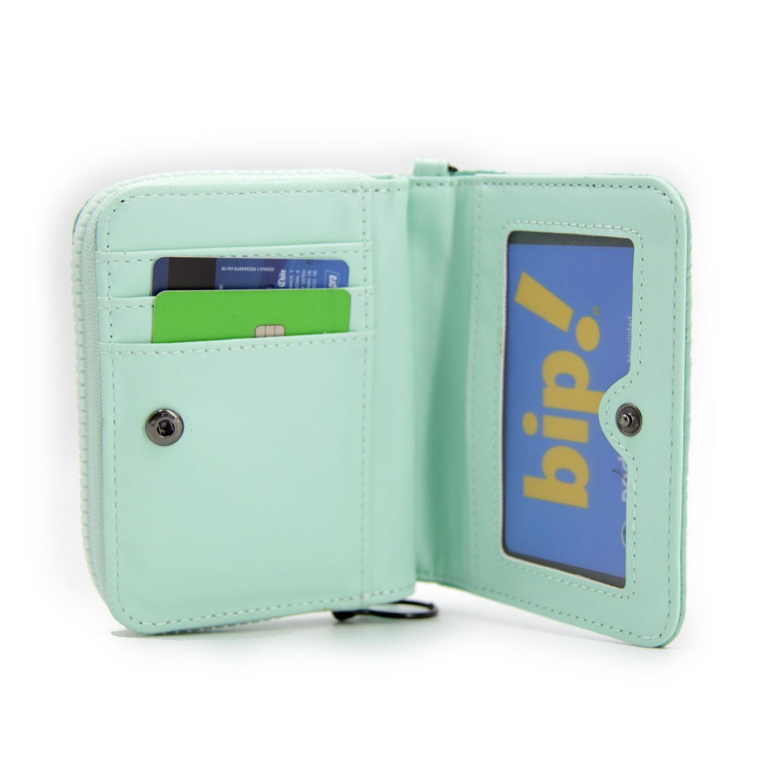 Billetera tarjetero monedero diseño alcochado liso-1