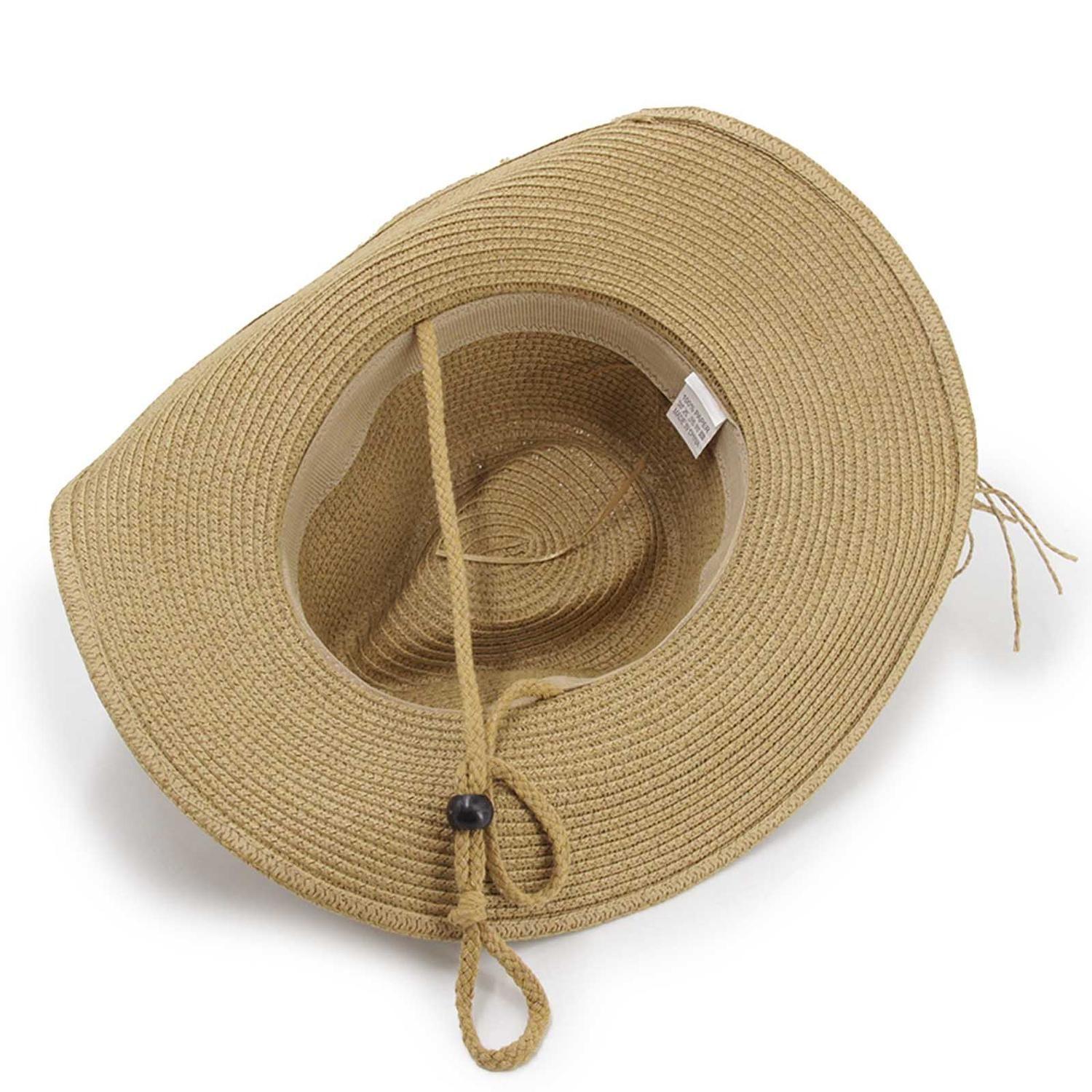 Sombrero vaquero cowboy rafia cinta conchitas de mar - playa- playa-festivales-moda-3