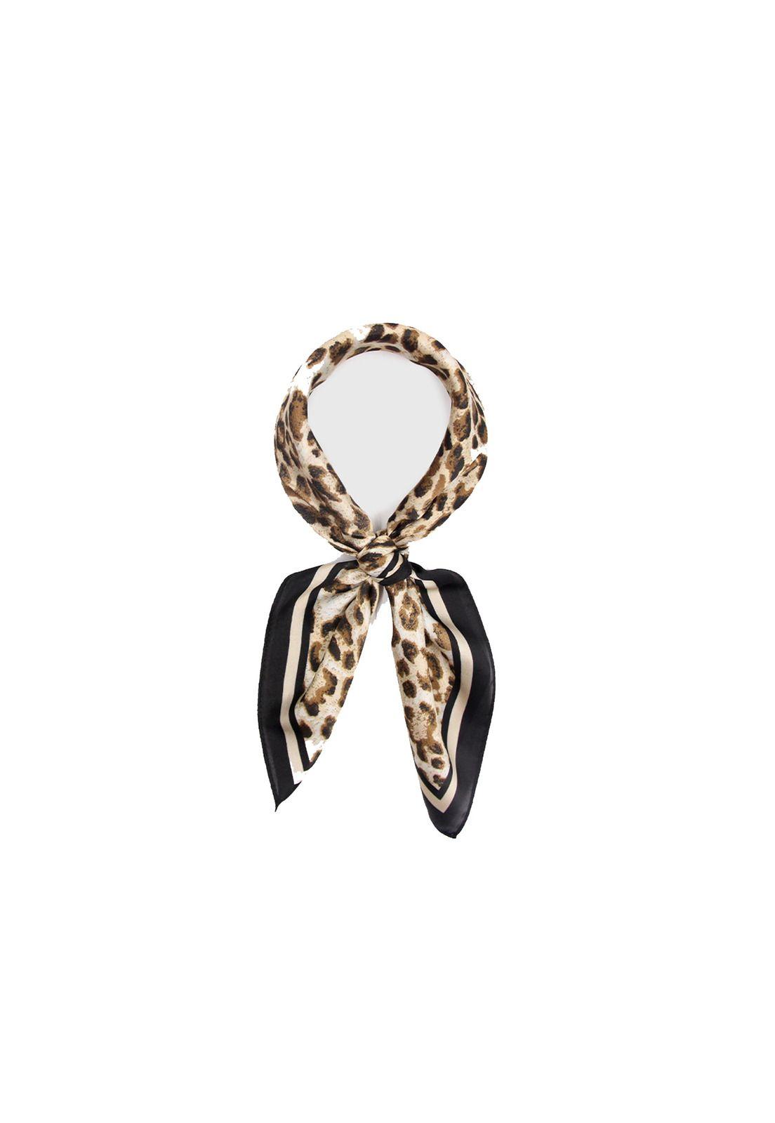Pañuelo seda 50x50cm animal print Accesoría -0