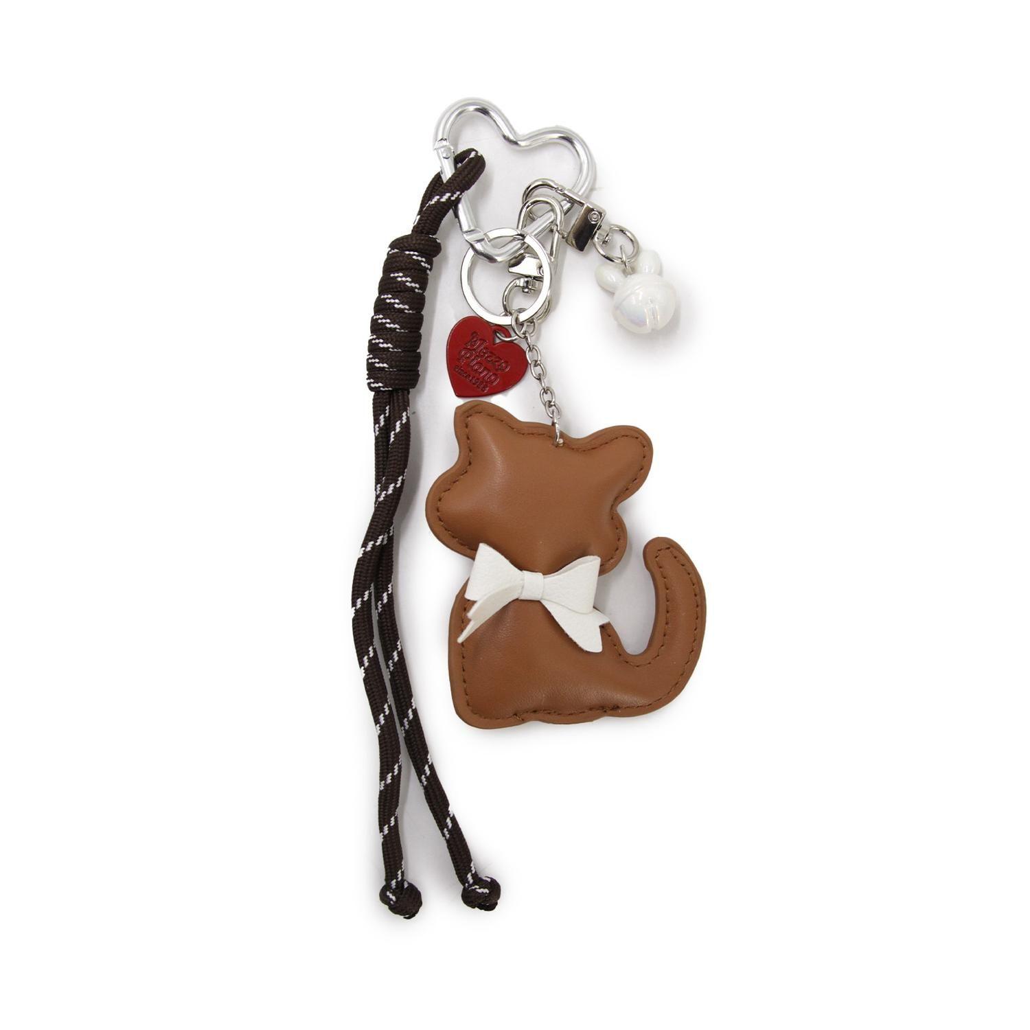 Llavero Charm Colgante Gatito Con Corazón Para Bolso 23cm-3