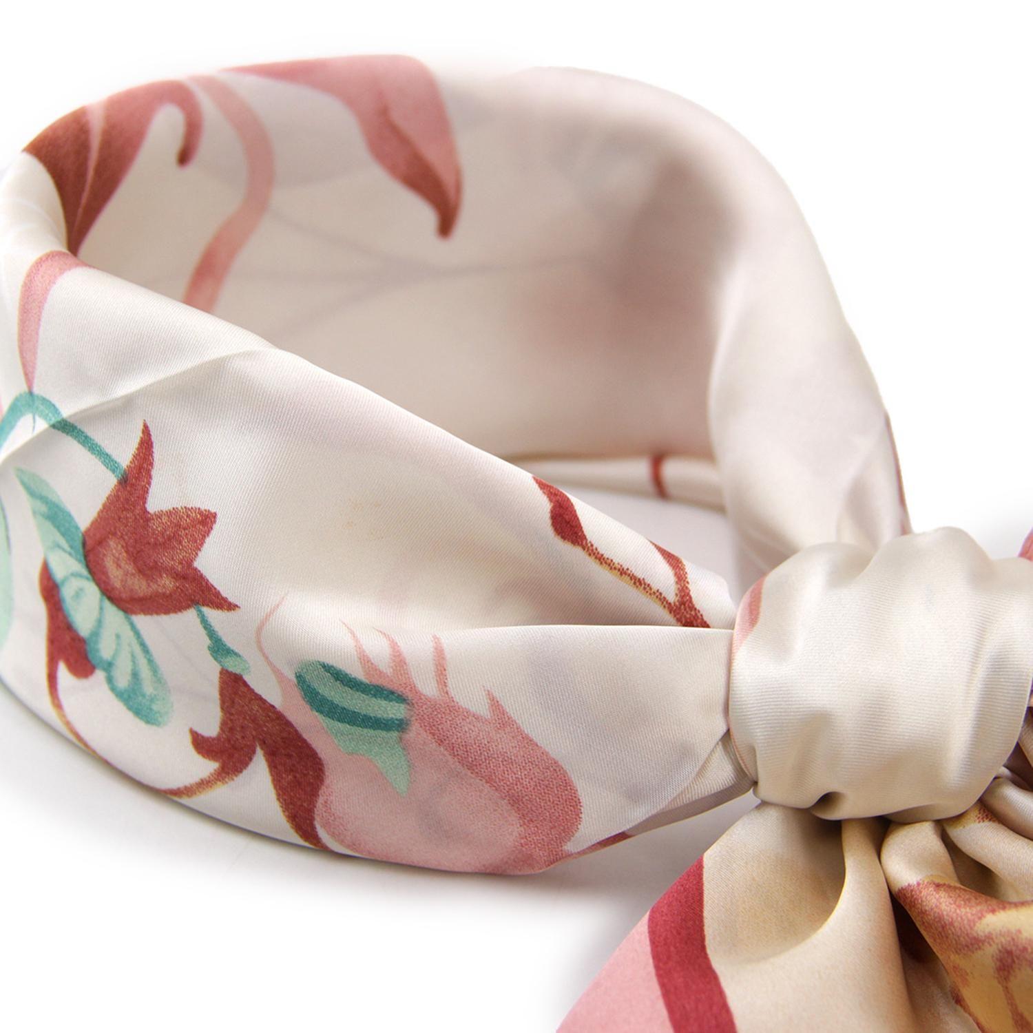 Pañuelo mediano floral filo color-3