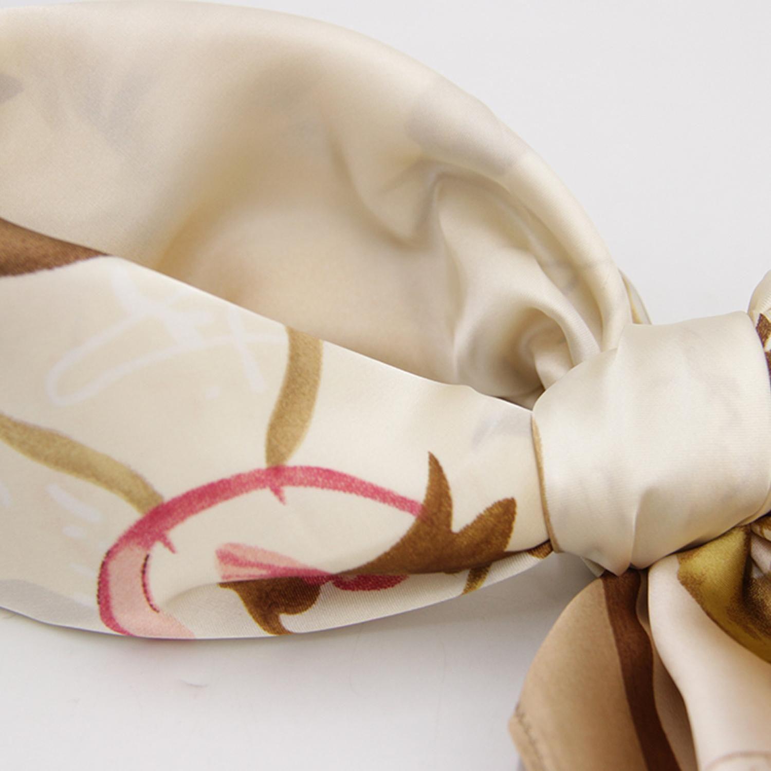 Pañuelo mediano de mujer tipo seda 90x90 164-2