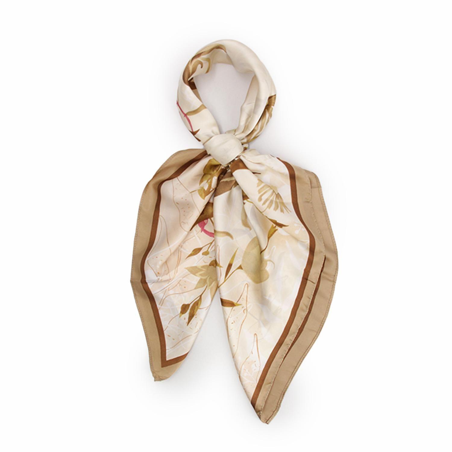 Pañuelo mediano de mujer tipo seda 90x90 164-3