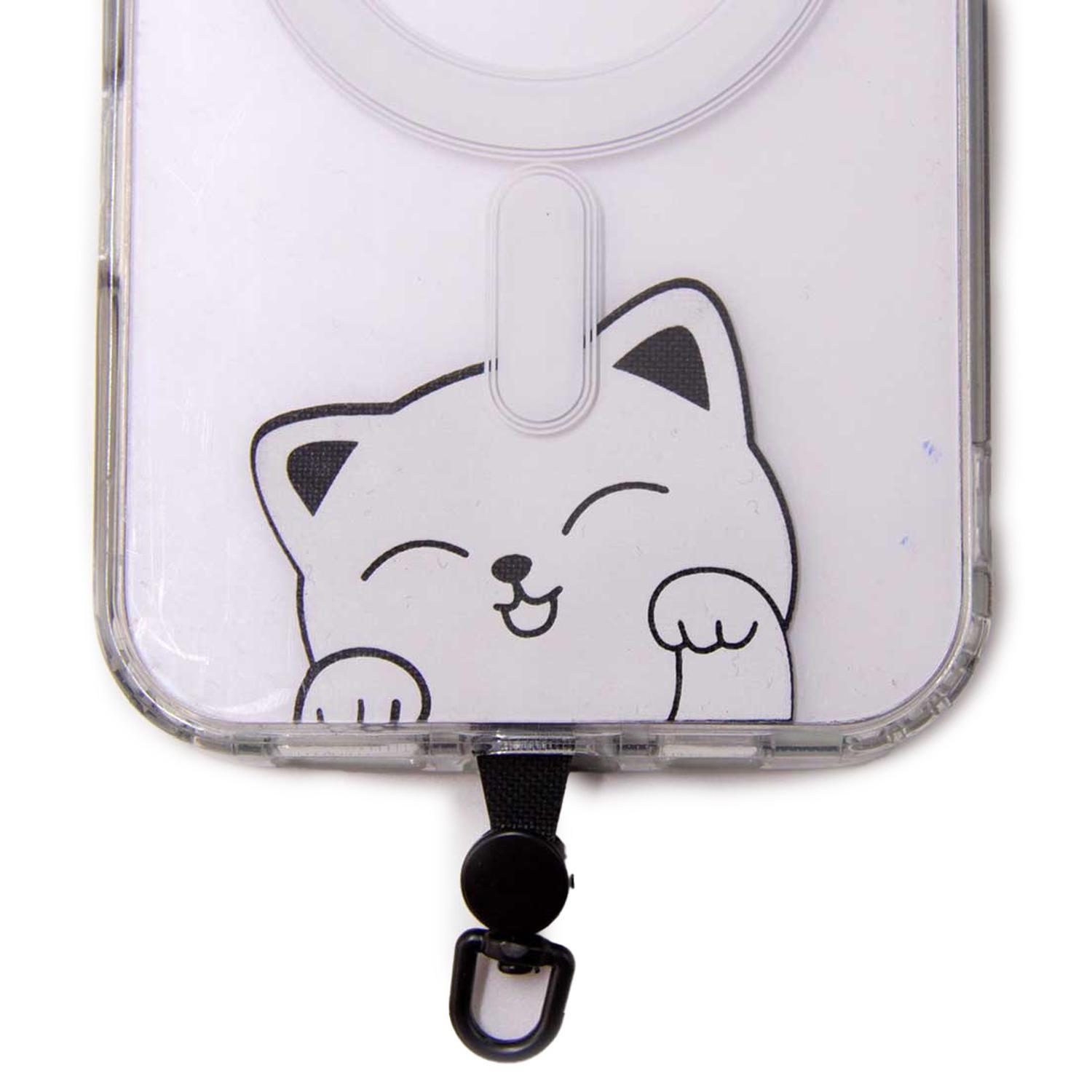 Pack 10 gancho adaptadores para correa strap celular animales cute-5