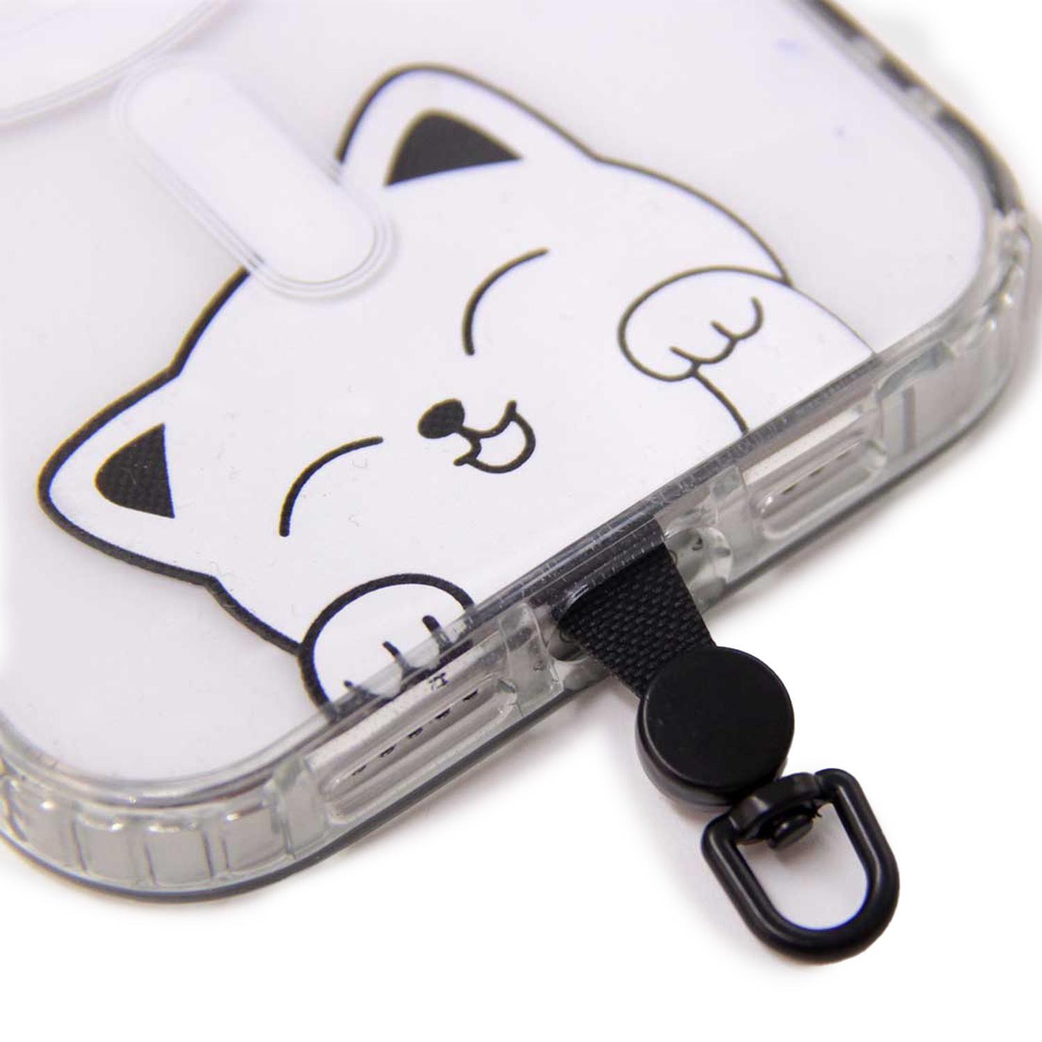 Pack 10 gancho adaptadores para correa strap celular animales cute-6