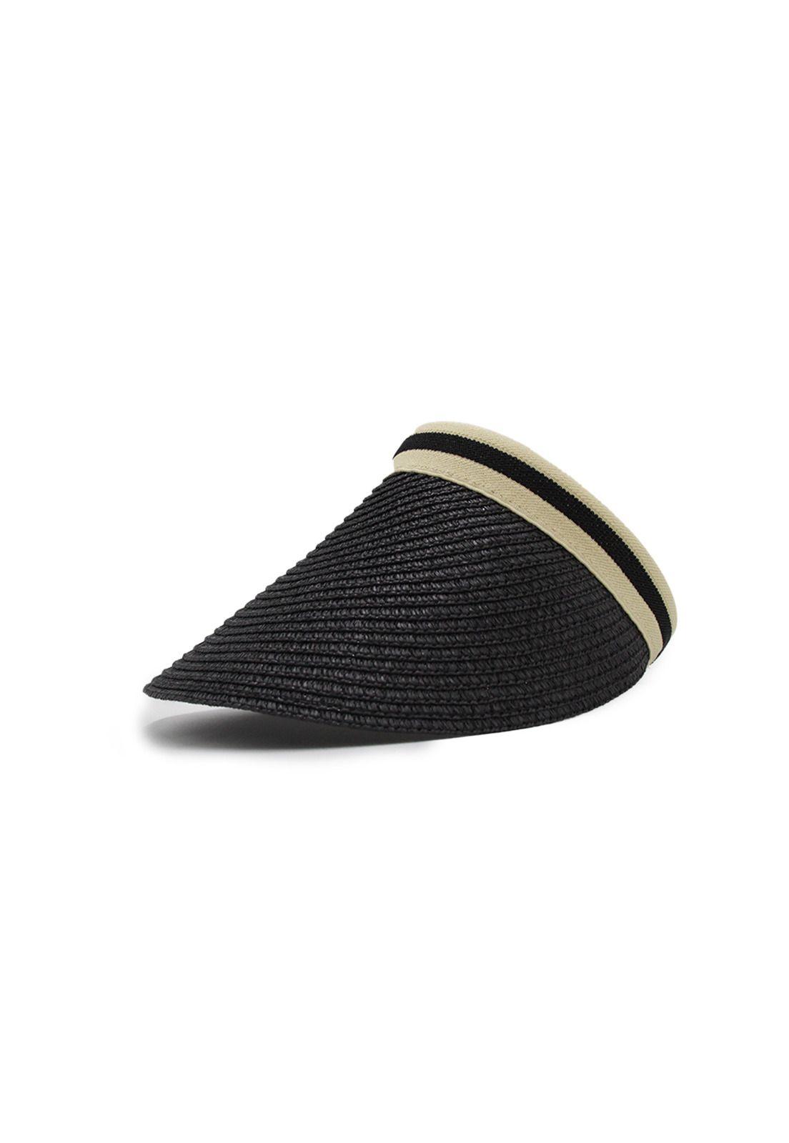 Visera rafia cinta bicolor Accesoría-1