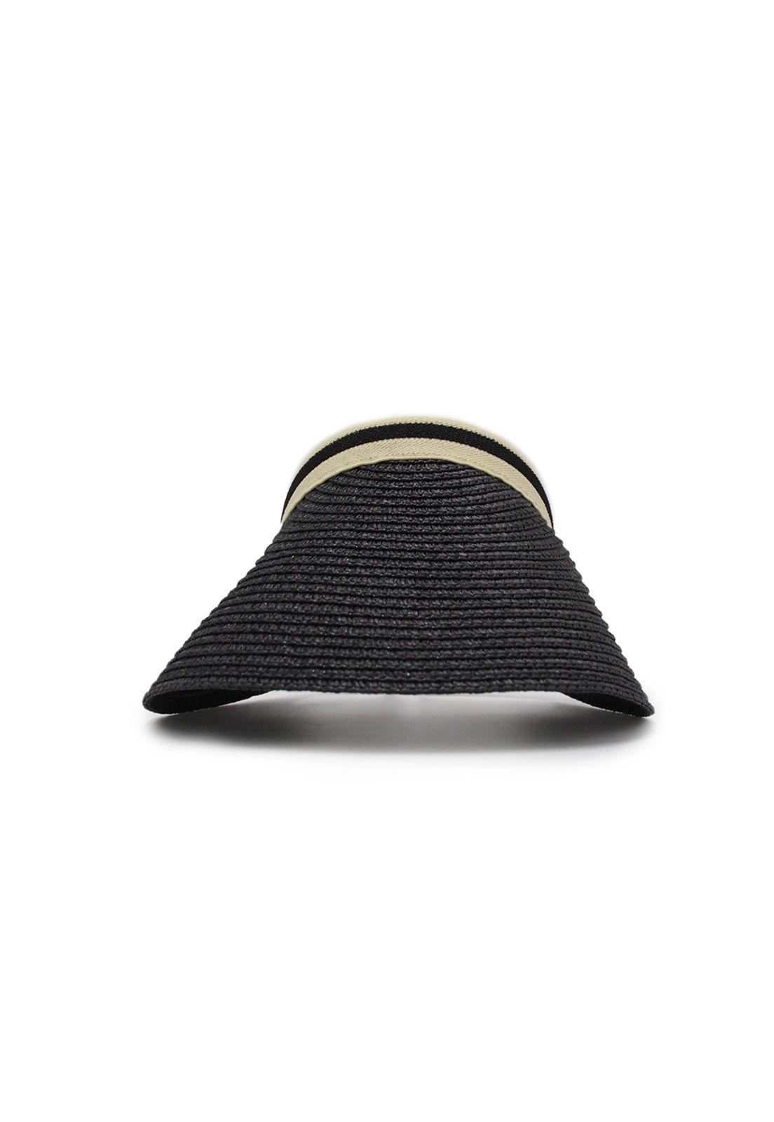 Visera rafia cinta bicolor Accesoría-2