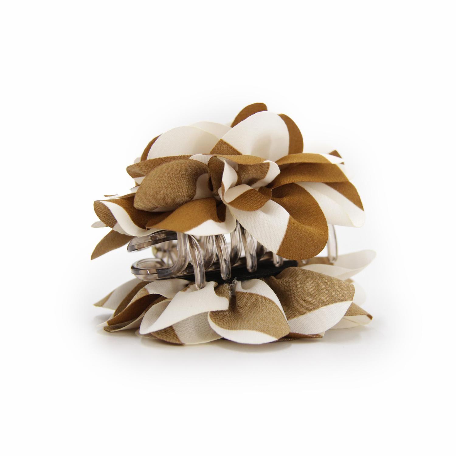 Pinche Traba Para El Cabello flor tela print cebra-3