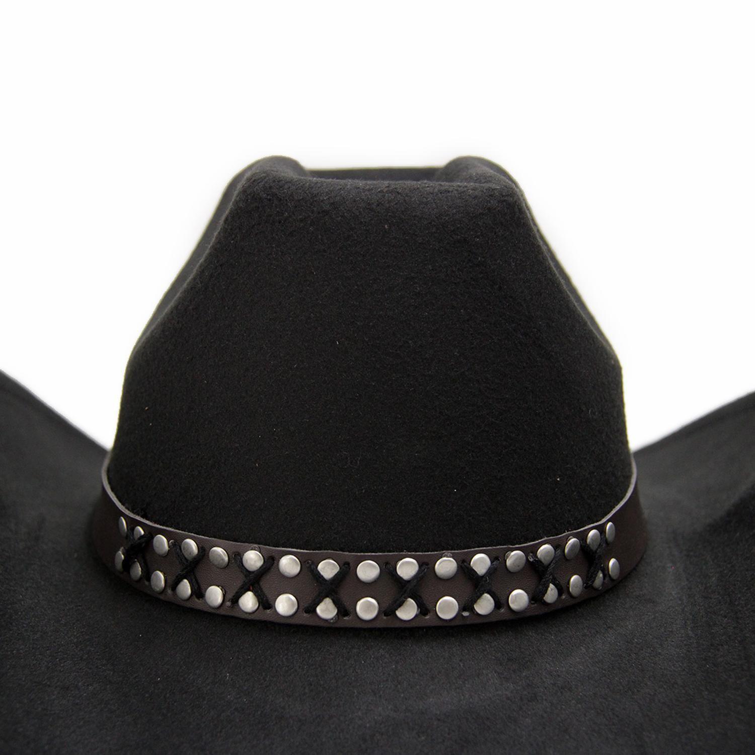 Sombrero Vaquero Tachas Cowboy Western Unisex - Festivales-3