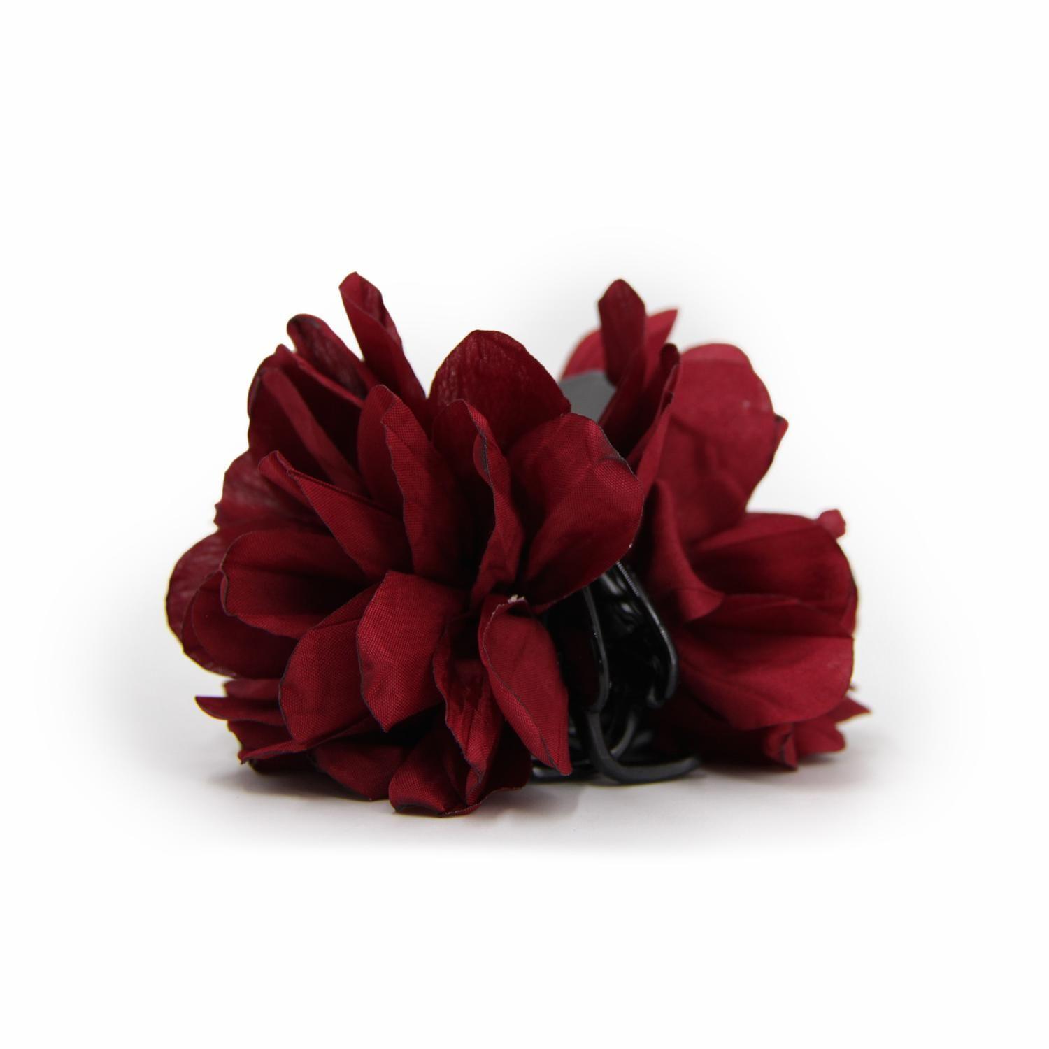 Pinche Traba hair clip flor de tela-1
