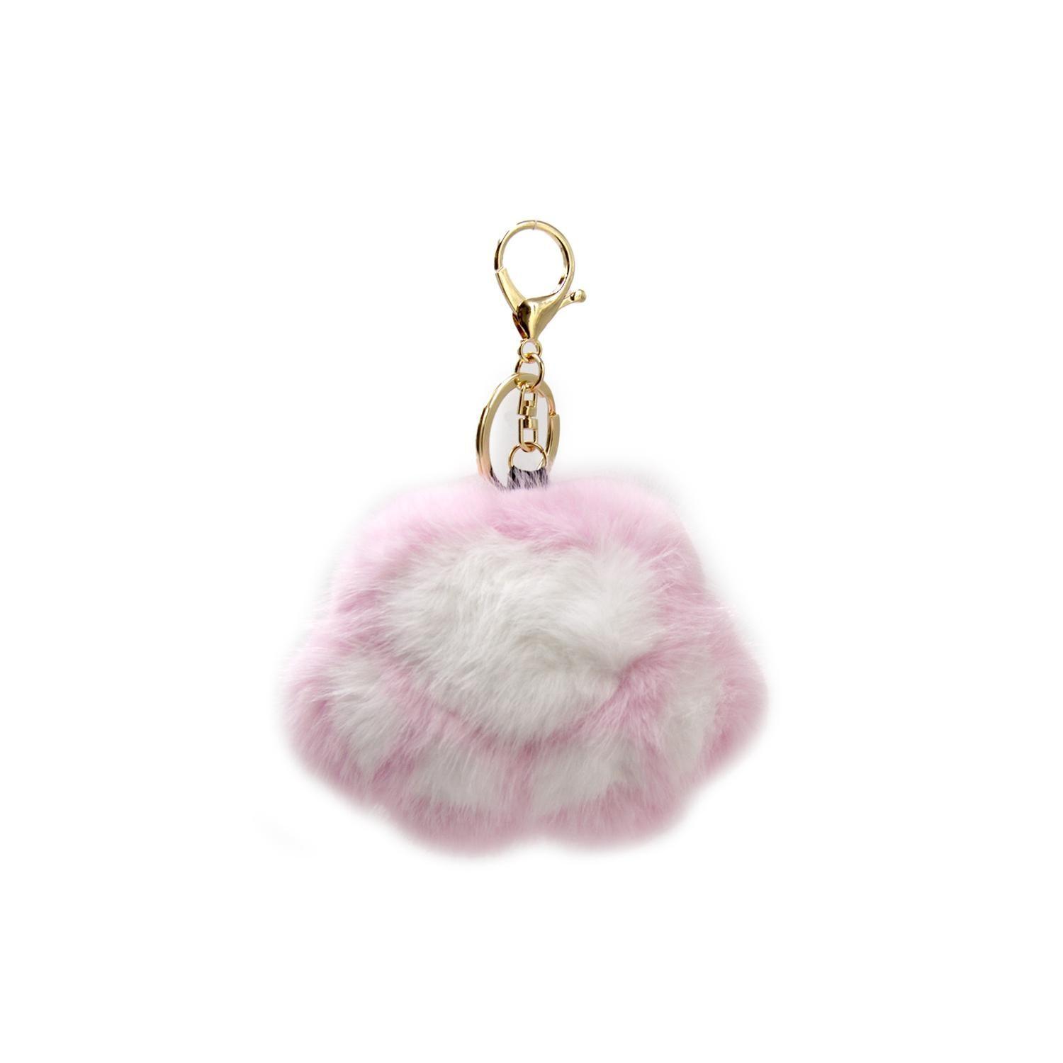 Llavero Charm Patita De Gato Peludo Para Bolso/mochila 12cm-2