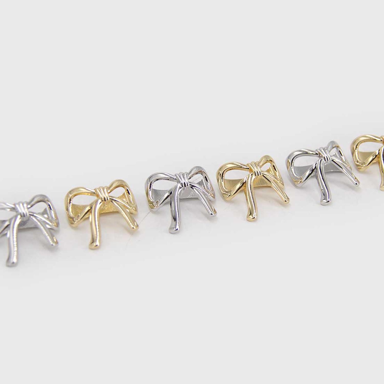 Pack 6un - Prendedor Broche Pasa Pañuelo Lazo Elegante Mujer-8