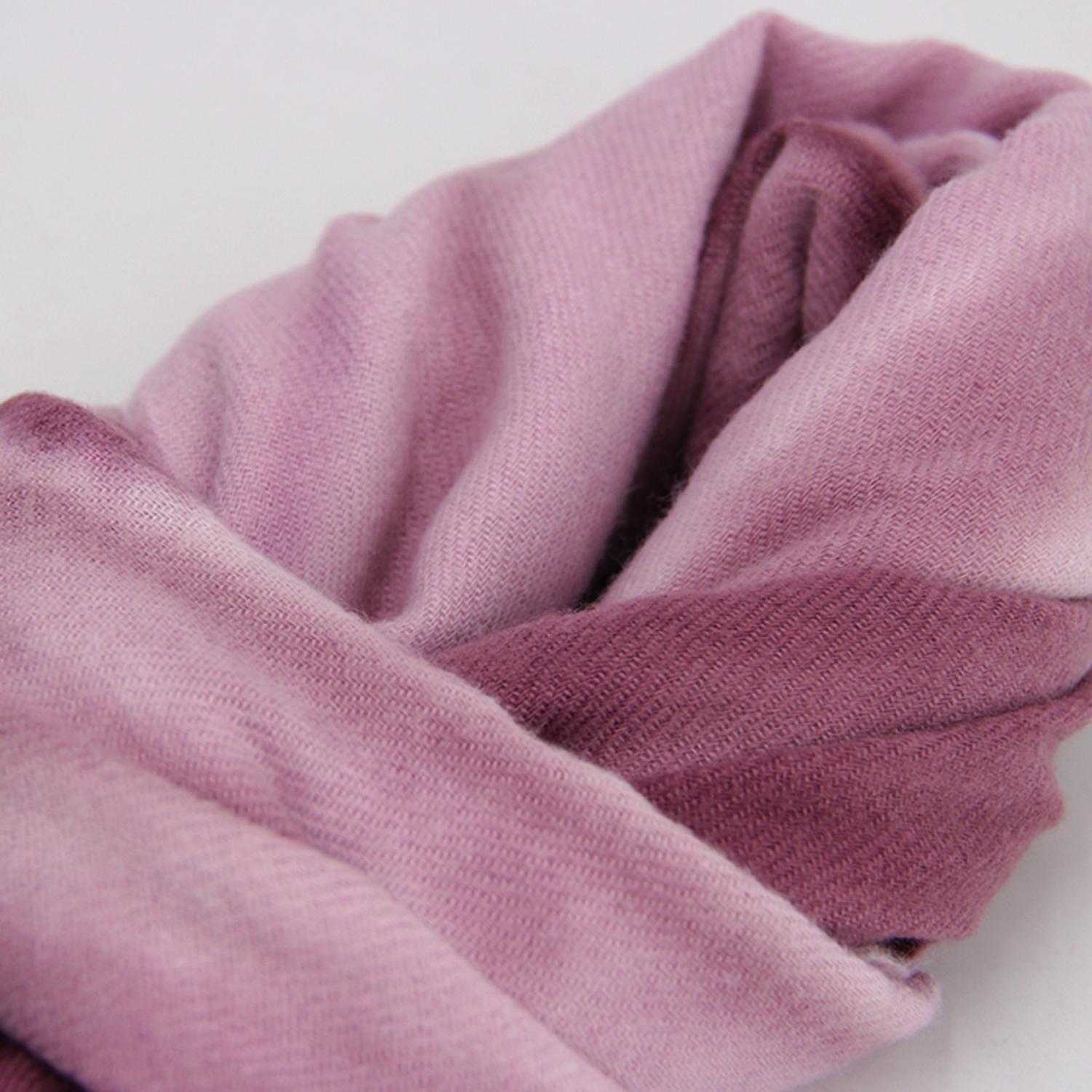 Bufanda Degradada Multicolor Tipo Cashmere Suave Con Flecos-2