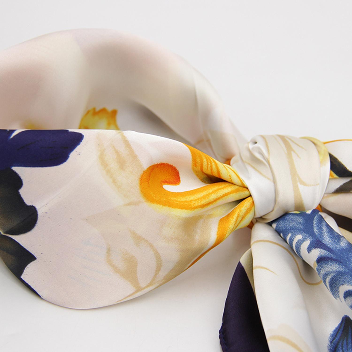 Pañuelo mediano de mujer tipo seda 90x90 171-3