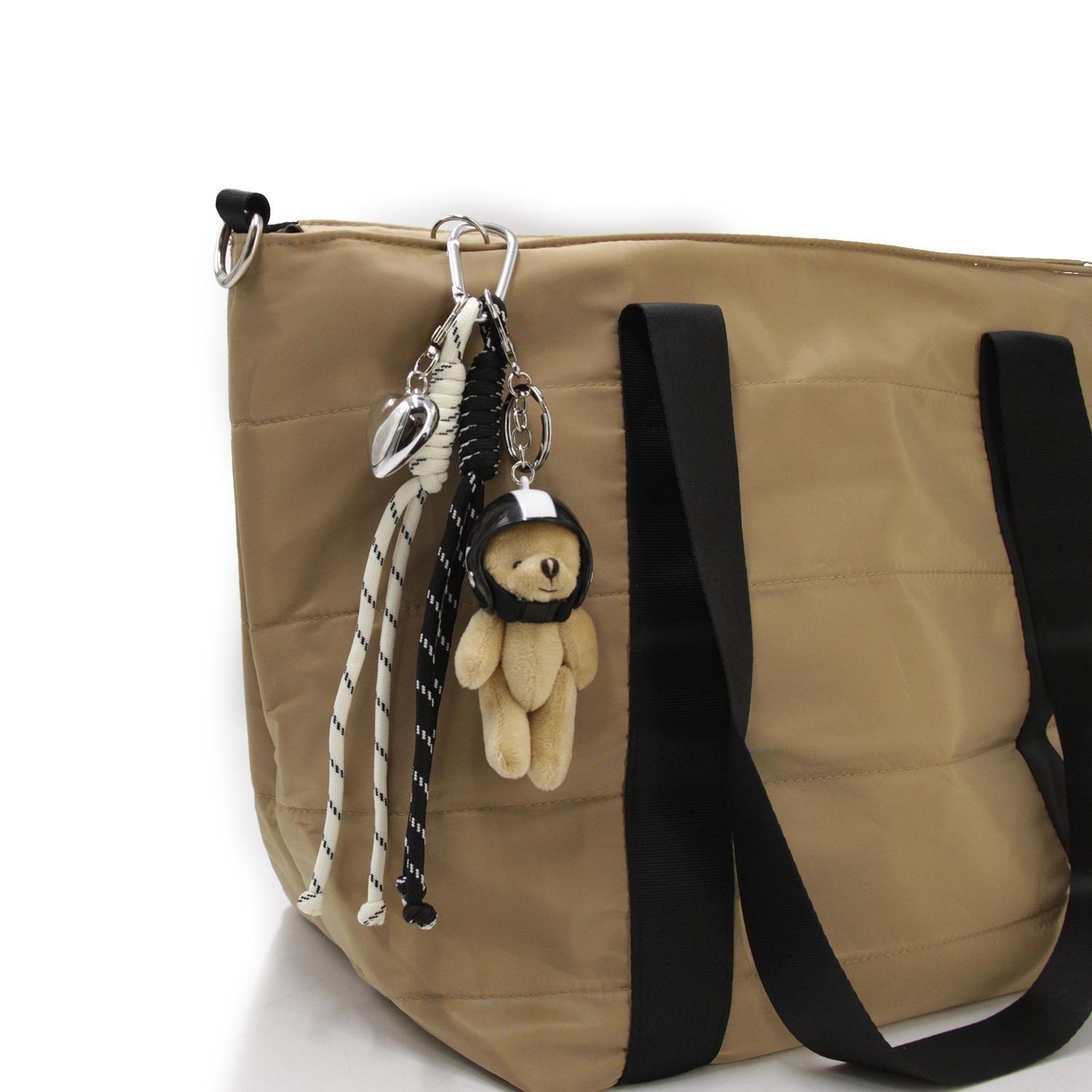 Llavero Charm Colgante Cuerda Con Osito Para Bolso Cute-0
