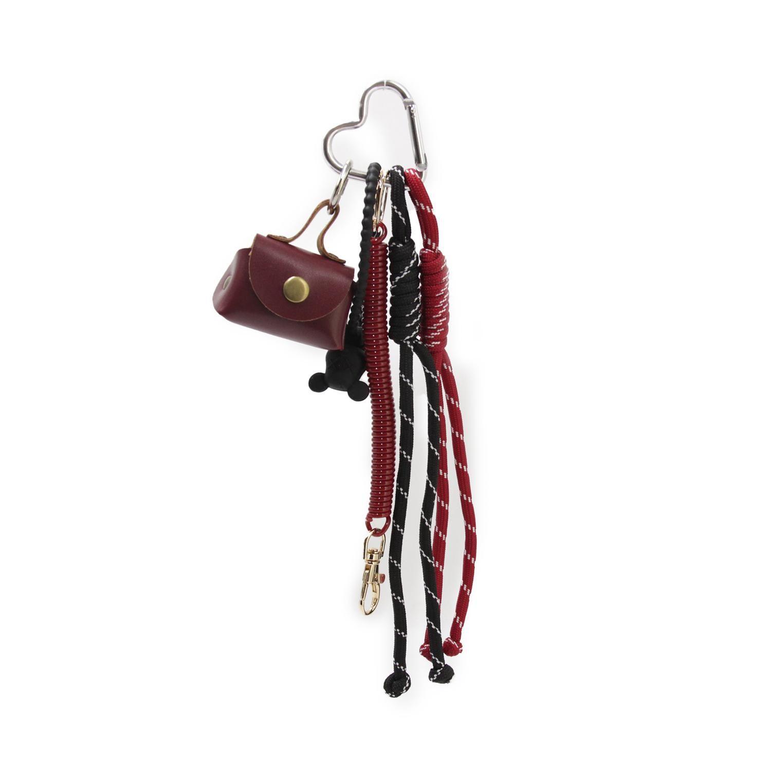 Llavero Charm Colgante Cuerda Mini Bolso Para Cartera/bolso-3
