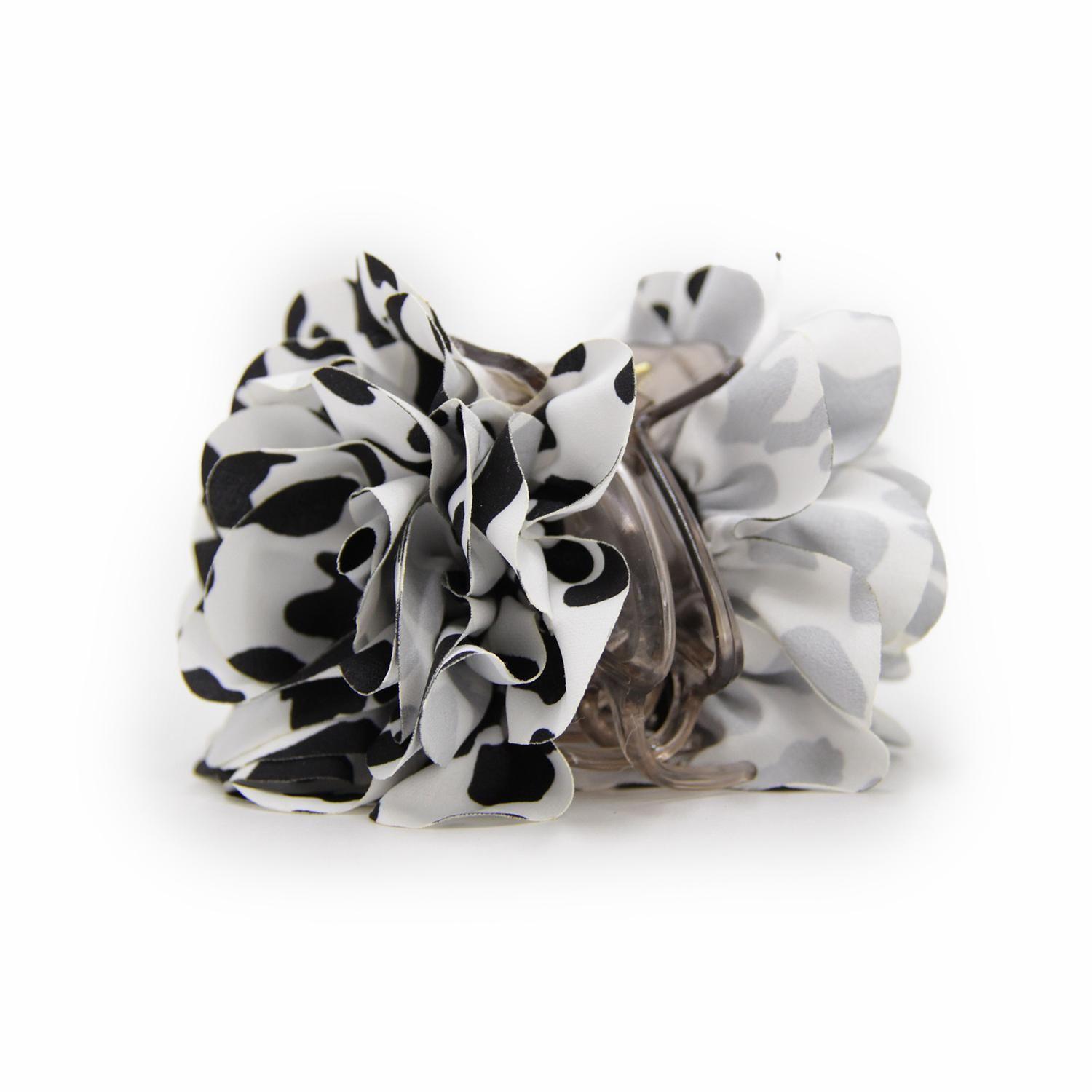 Pinche Traba Para El Cabello flor de tela manchas-2