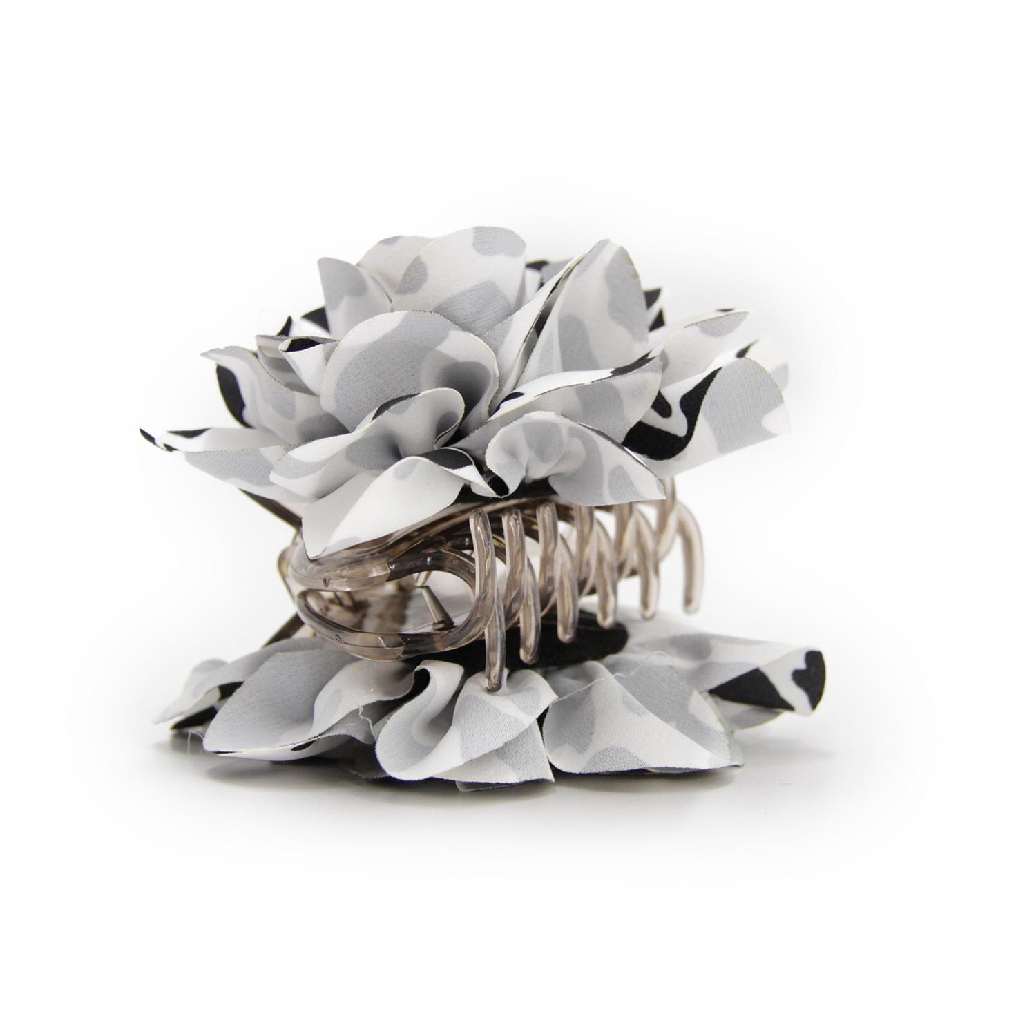 Pinche Traba Para El Cabello flor de tela manchas-3