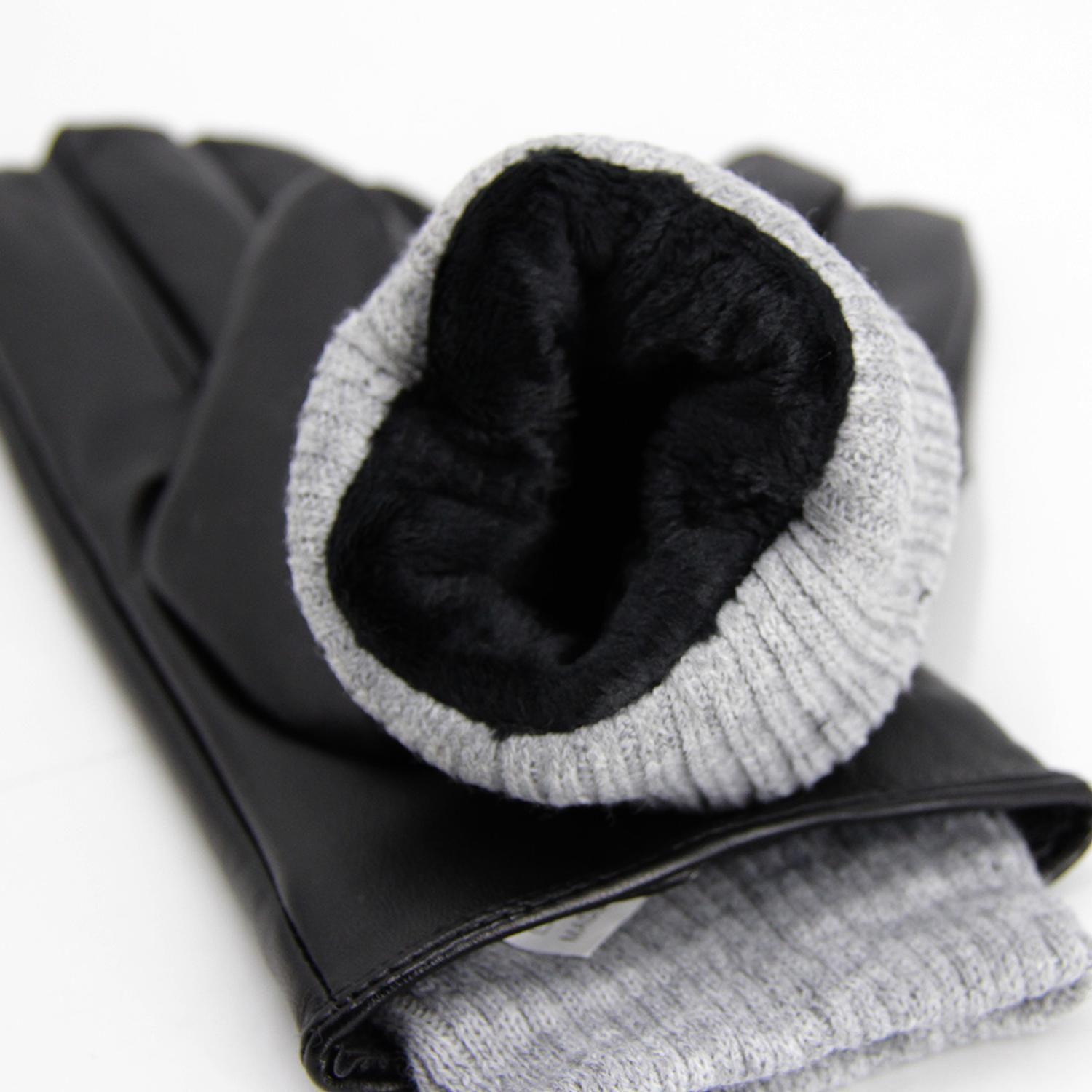 Guantes De Cuerina Con Lanilla Y Lisos, Forrados Mujer-2