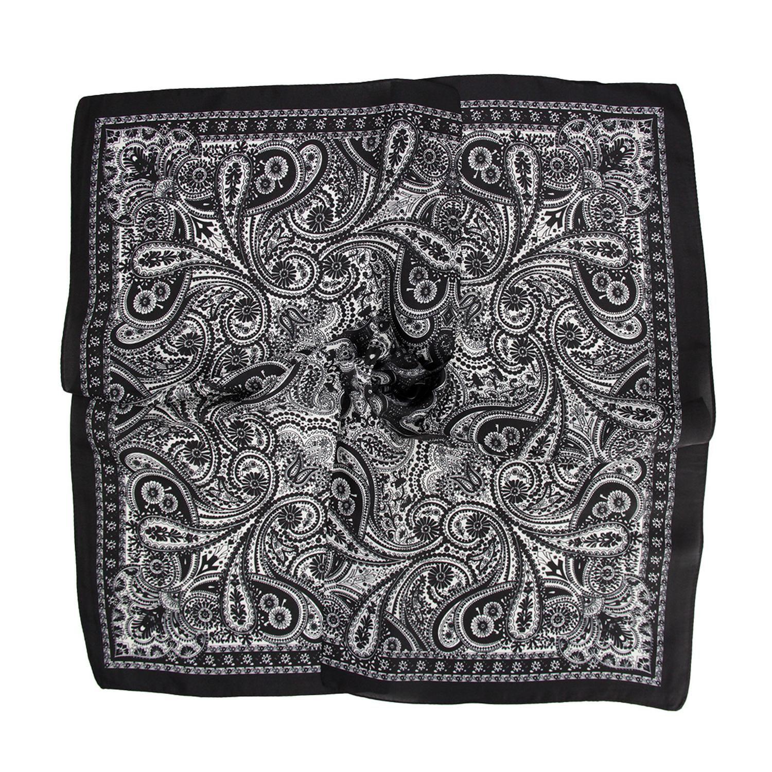 Pañuelo de satín mujer paisley-1