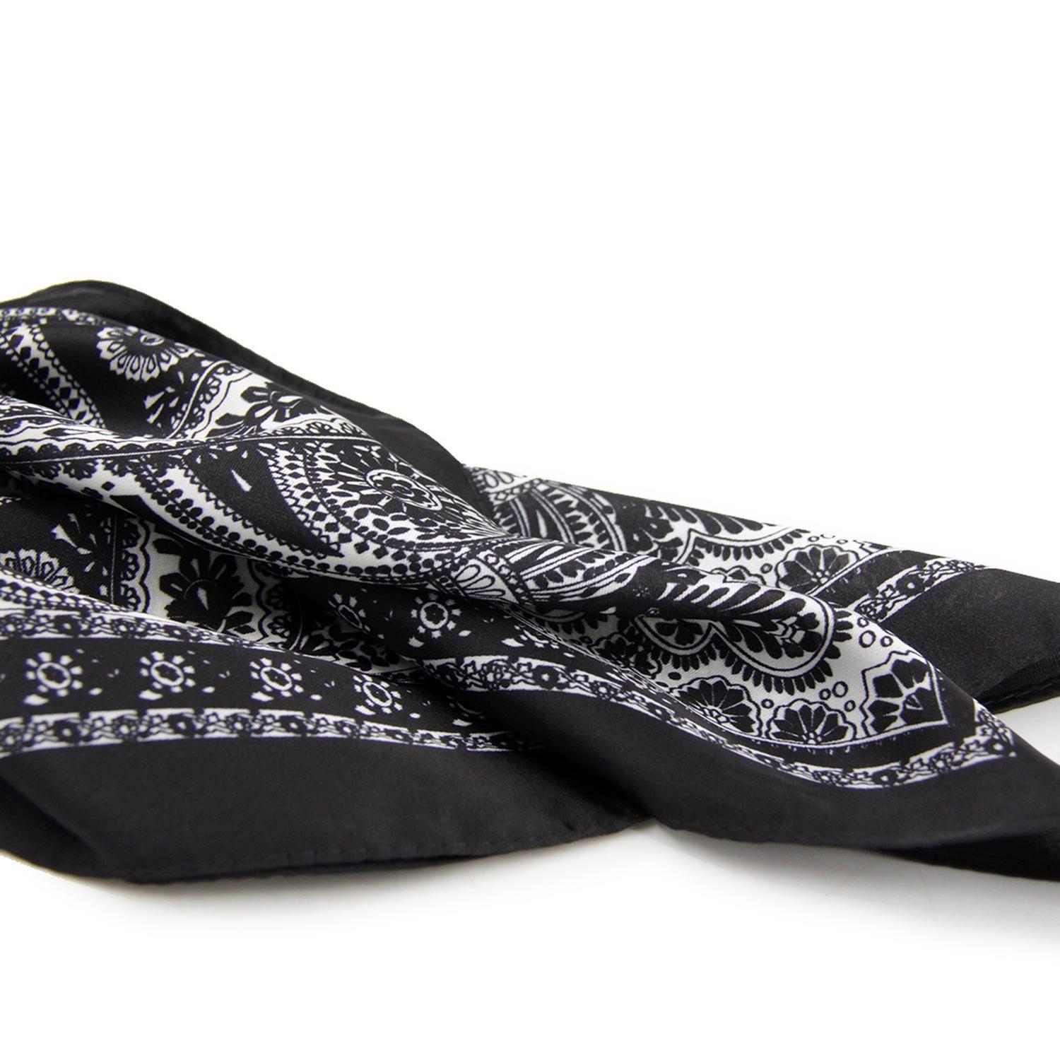 Pañuelo de satín mujer paisley-2