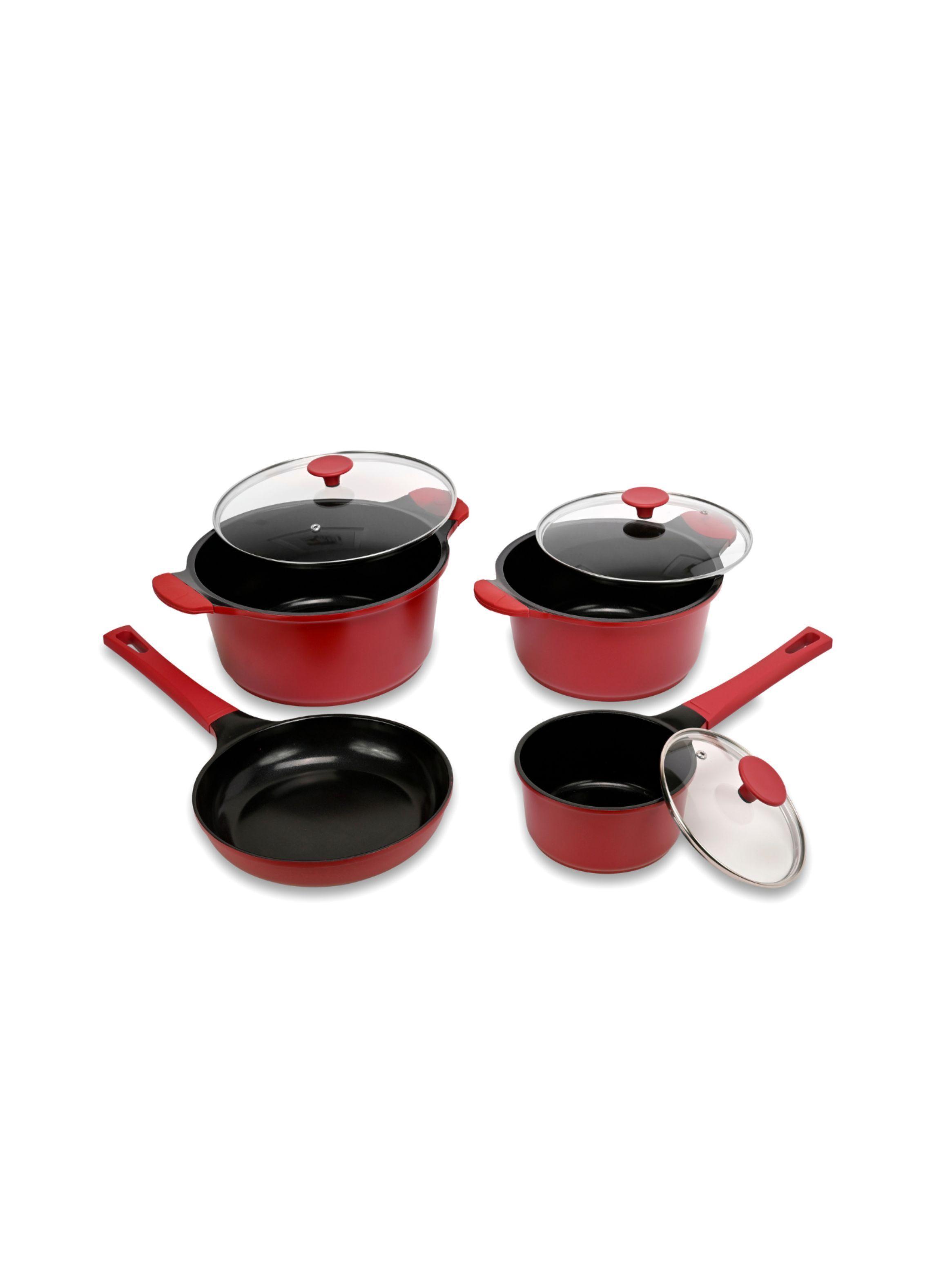 BATERIA DE COCINA 7 PIEZAS ALUMINIO FUNDIDO BERRIES-0